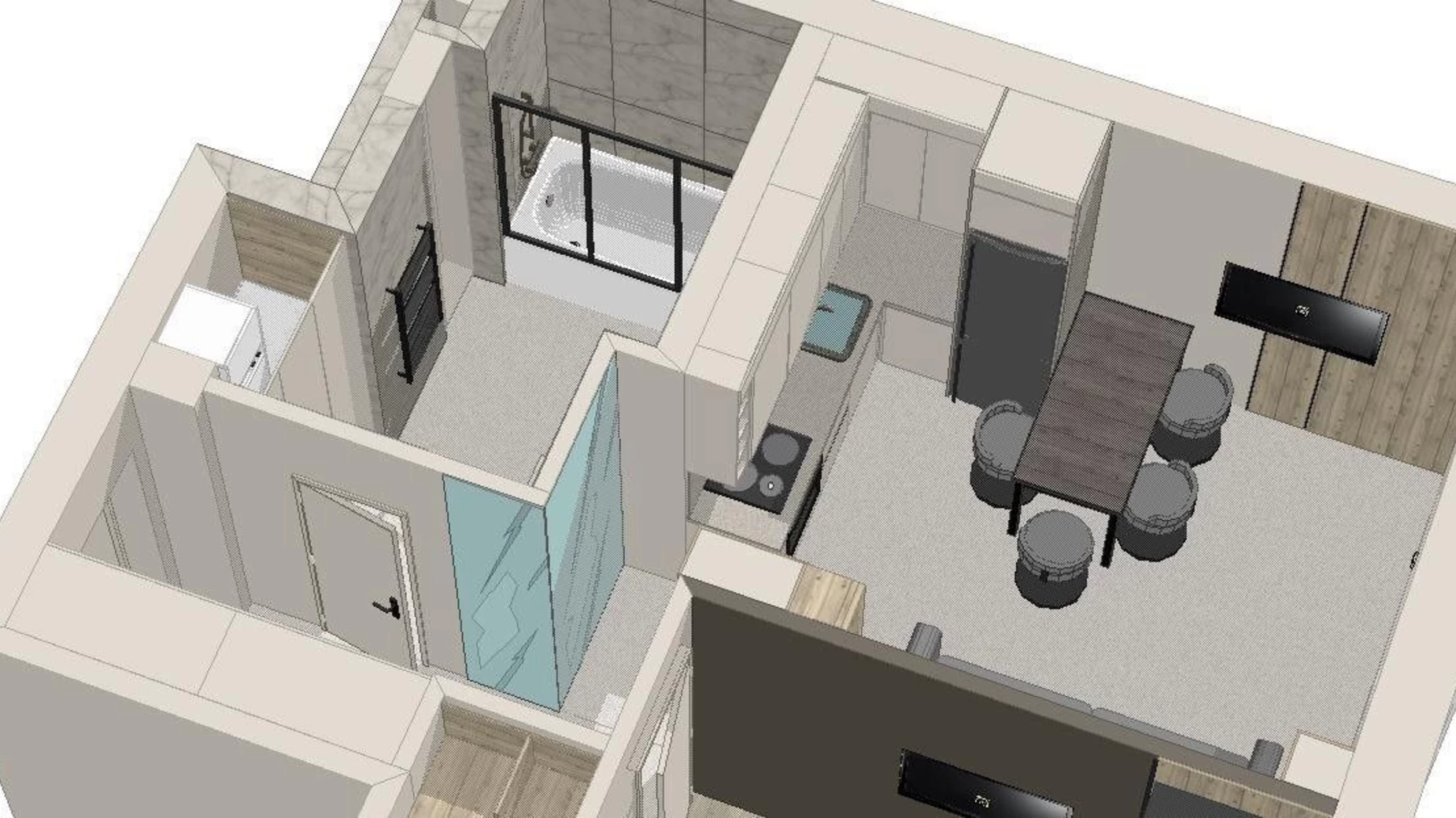 Продается 1-комнатная квартира 43 кв. м в, цена: 45500 € - фото 2