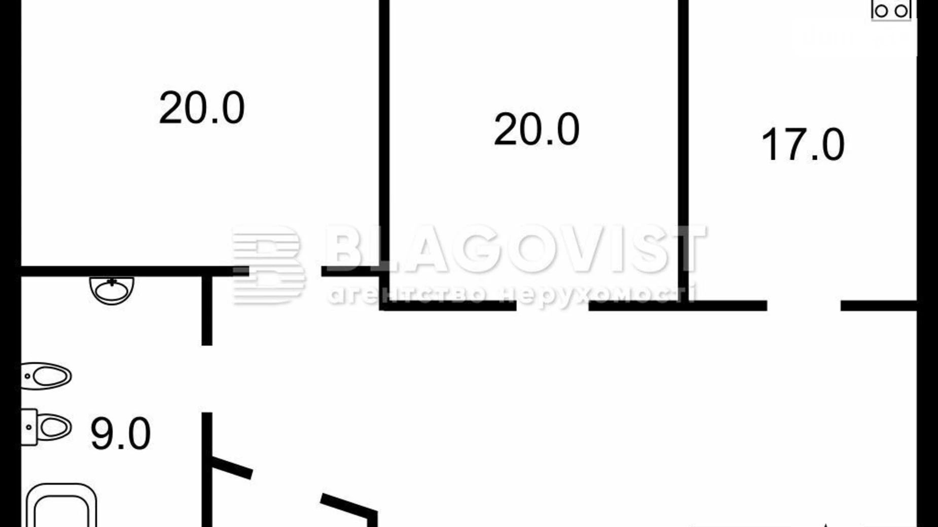 Продается 2-комнатная квартира 82 кв. м в Киеве, ул. Костельная, 7 - фото 2