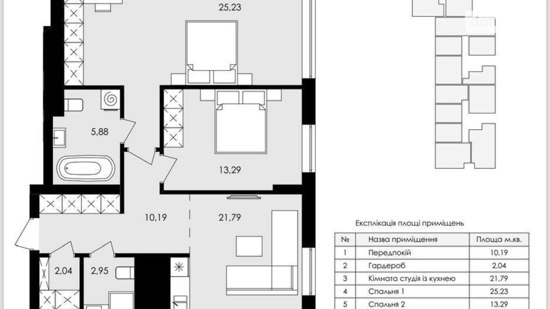 Продается 2-комнатная квартира 84.5 кв. м в Львове, ул. Топольная, 4Г - фото 3