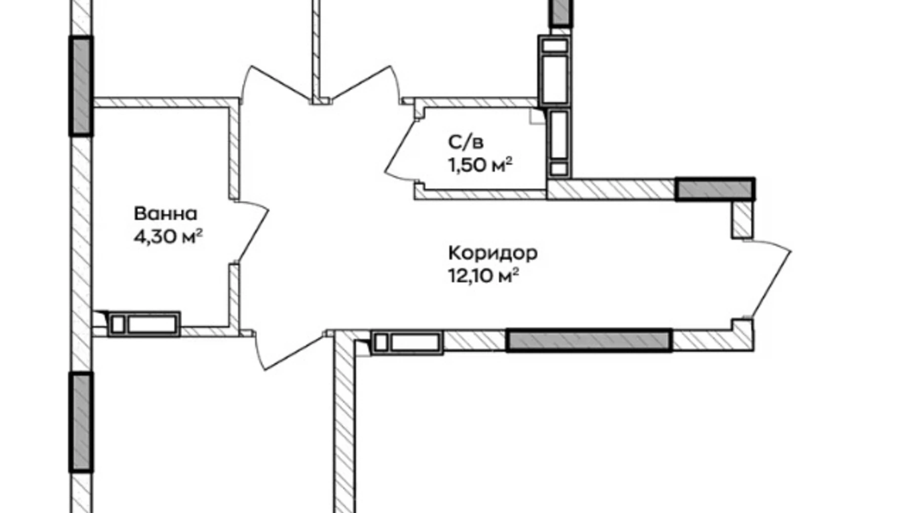 Продається 2-кімнатна квартира 59.5 кв. м у Ірпені, вул. Університетська(Карла Маркса), 3/11 - фото 5