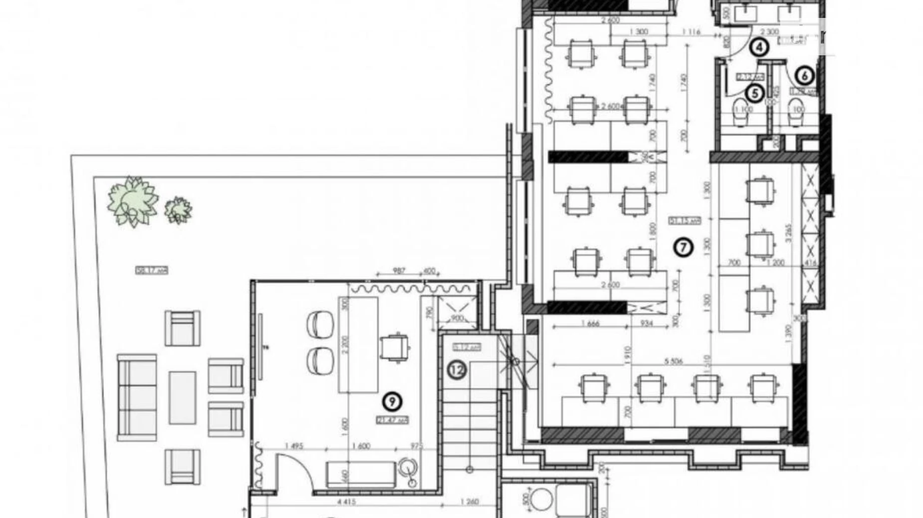 Сдается в аренду офис 174 кв. м в бизнес-центре, цена: 7500 $ - фото 3