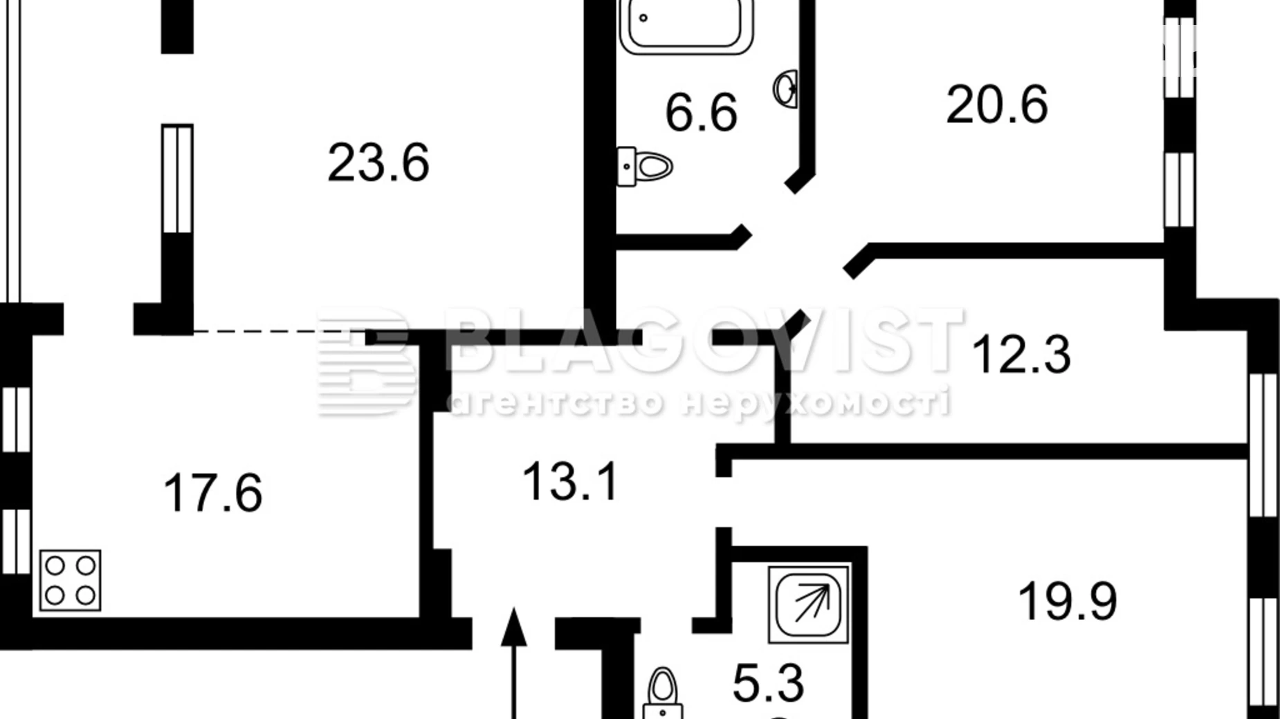 Продається 3-кімнатна квартира 127 кв. м у Києві, цена: 480000 $ - фото 2