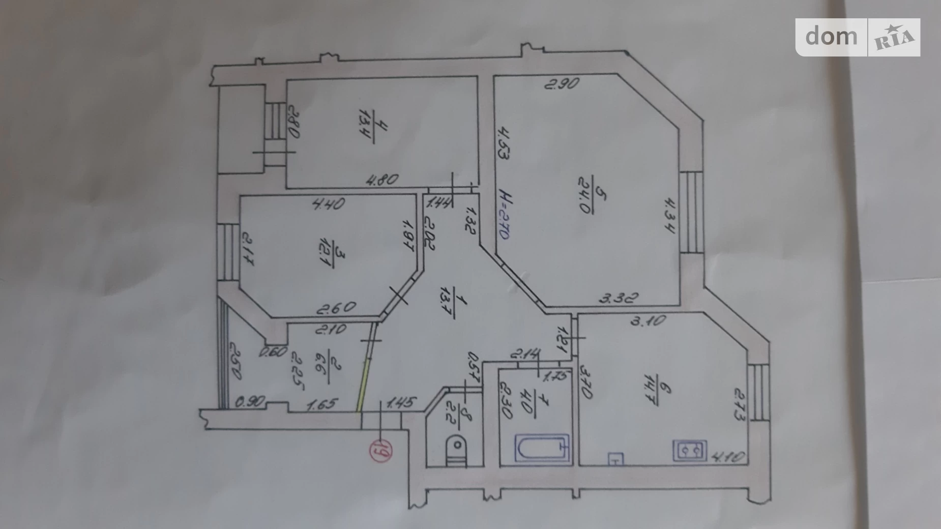 3-комнатная квартира 92 кв. м в Луцке, цена: 120000 $ - фото 2