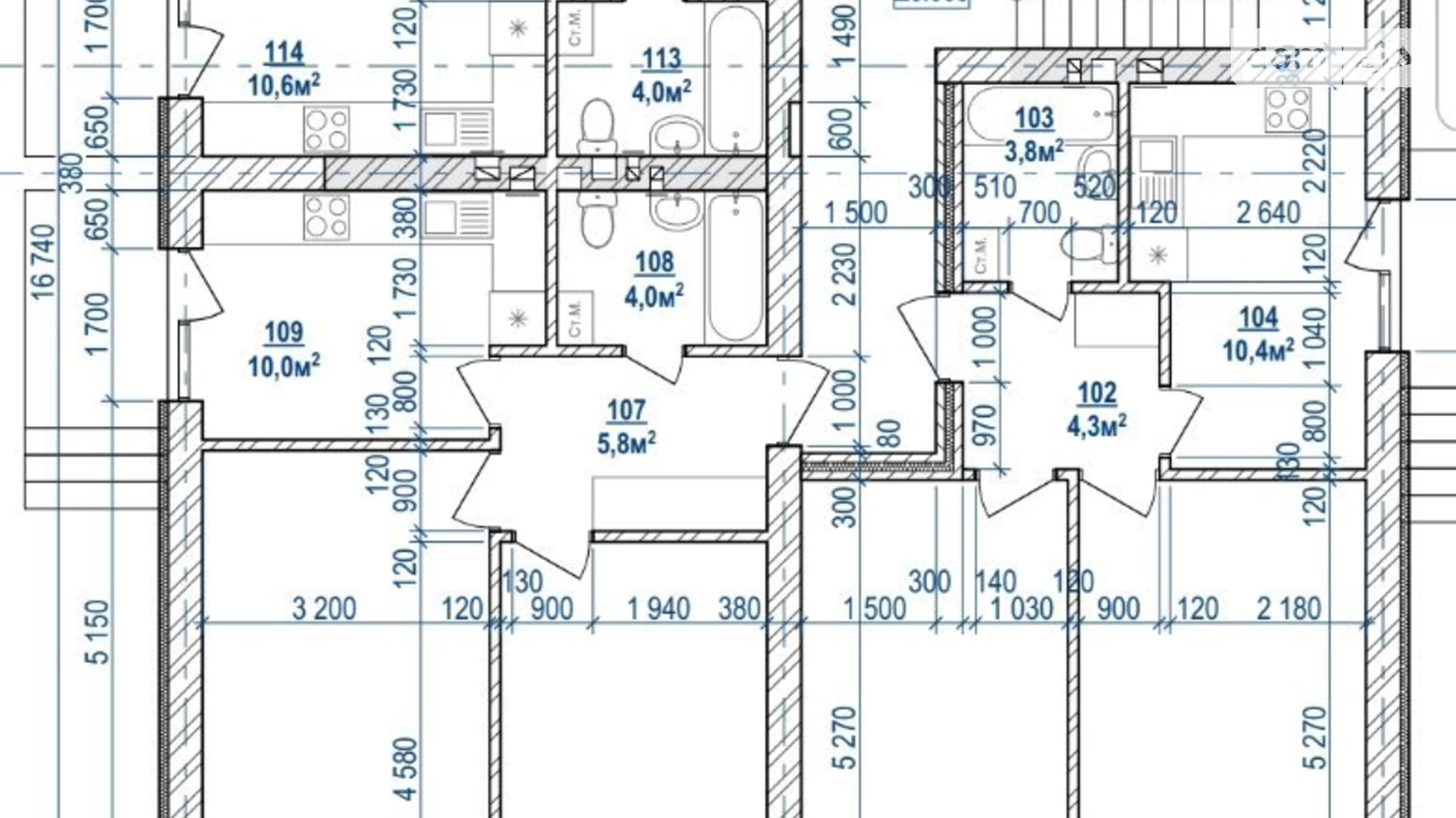 2-кімнатна квартира 51.3 кв. м у Тернополі, Зелена Петрики, 24 - фото 6