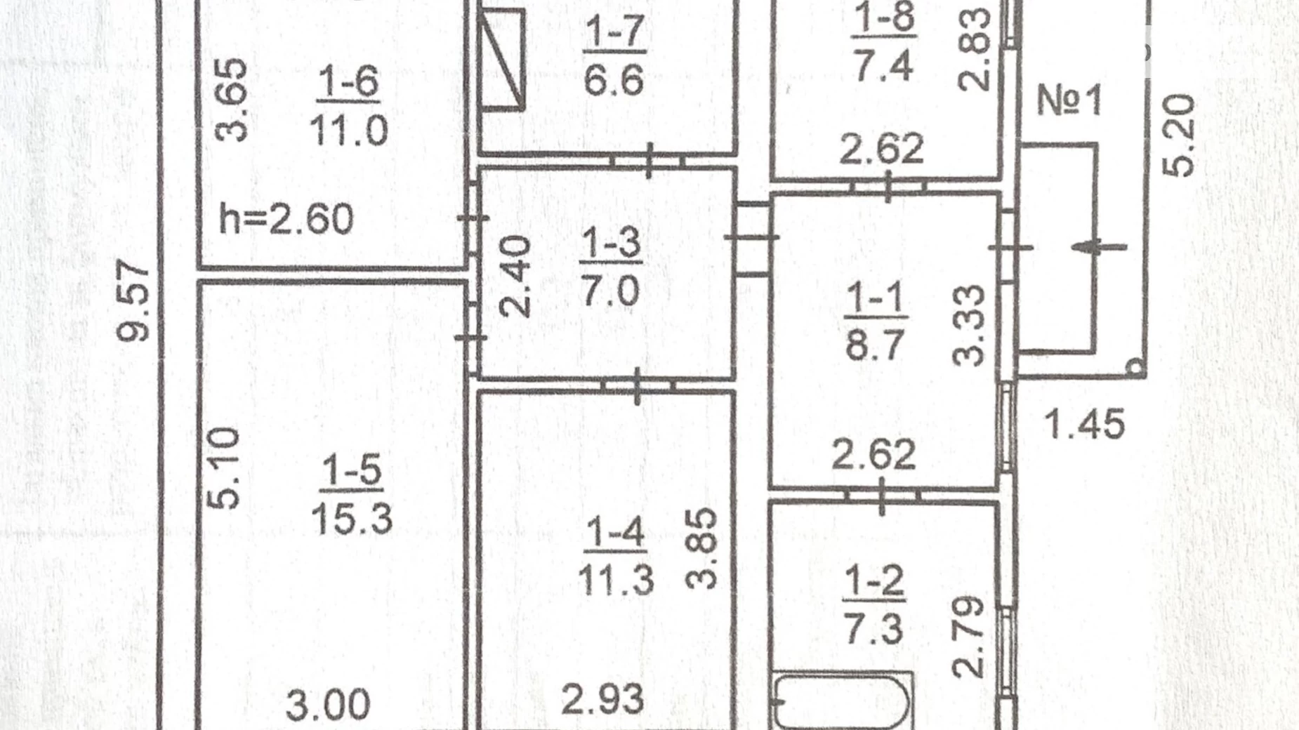 Продается одноэтажный дом 74.6 кв. м с баней/сауной, цена: 8000 $ - фото 2