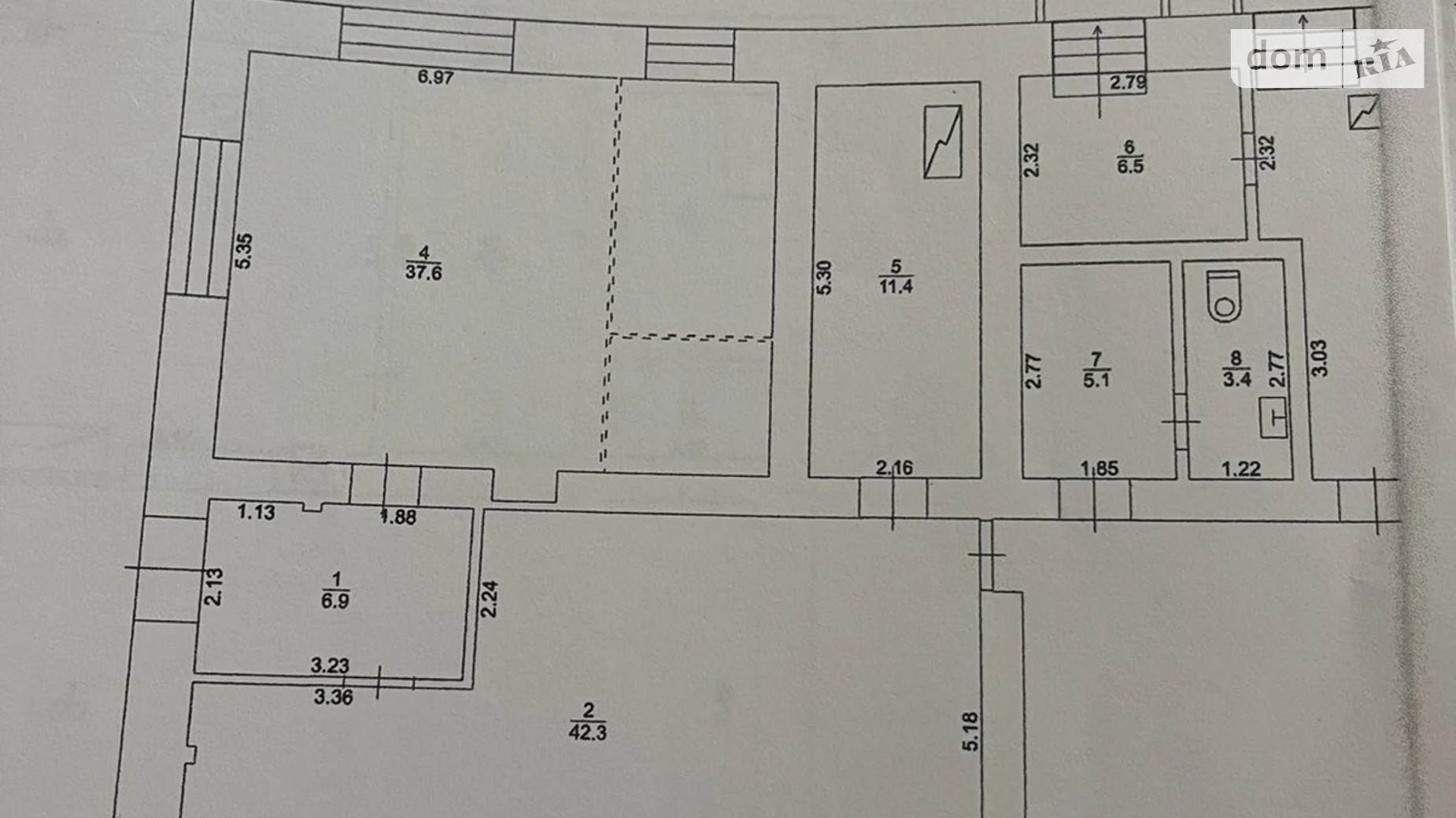 Продается помещения свободного назначения 272.6 кв. м в 5-этажном здании, цена: 297000 $ - фото 3