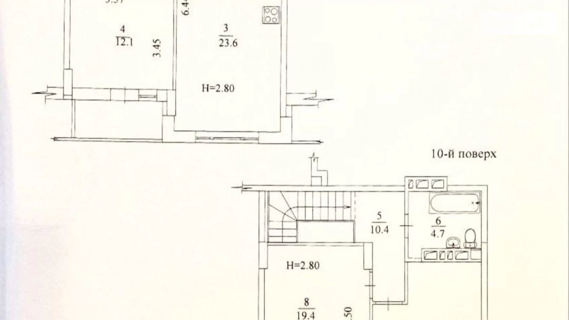 Продається 3-кімнатна квартира 116.5 кв. м у Харкові, просп. Героїв Харкова(Московський), 156 - фото 3