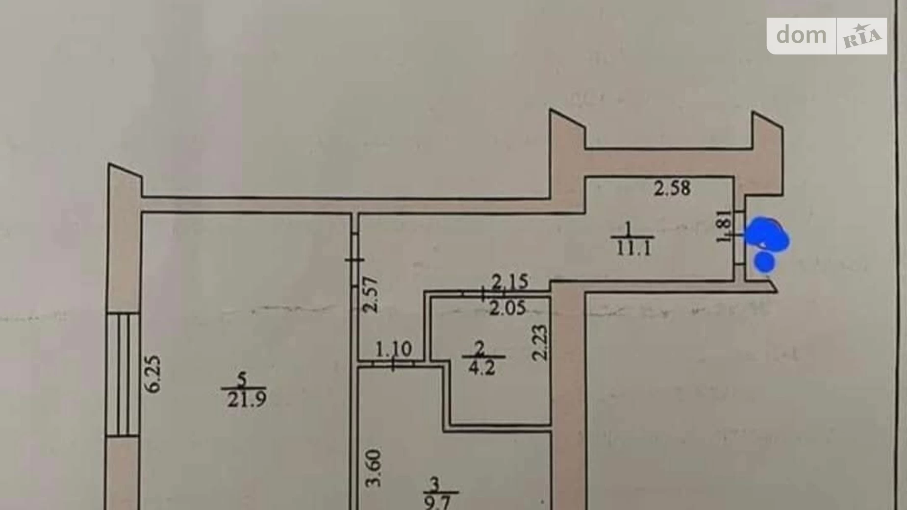 1-комнатная квартира 48 кв. м в Тернополе, цена: 36000 $ - фото 4