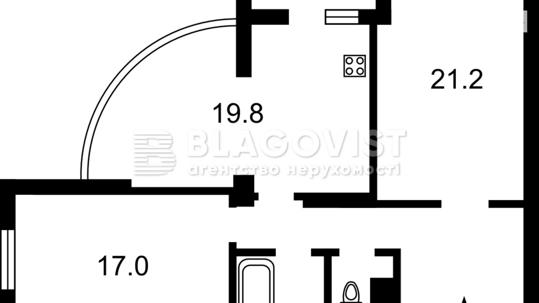 Продается 2-комнатная квартира 80 кв. м в Киеве, ул. Никольско-Слободская, 6Б - фото 2