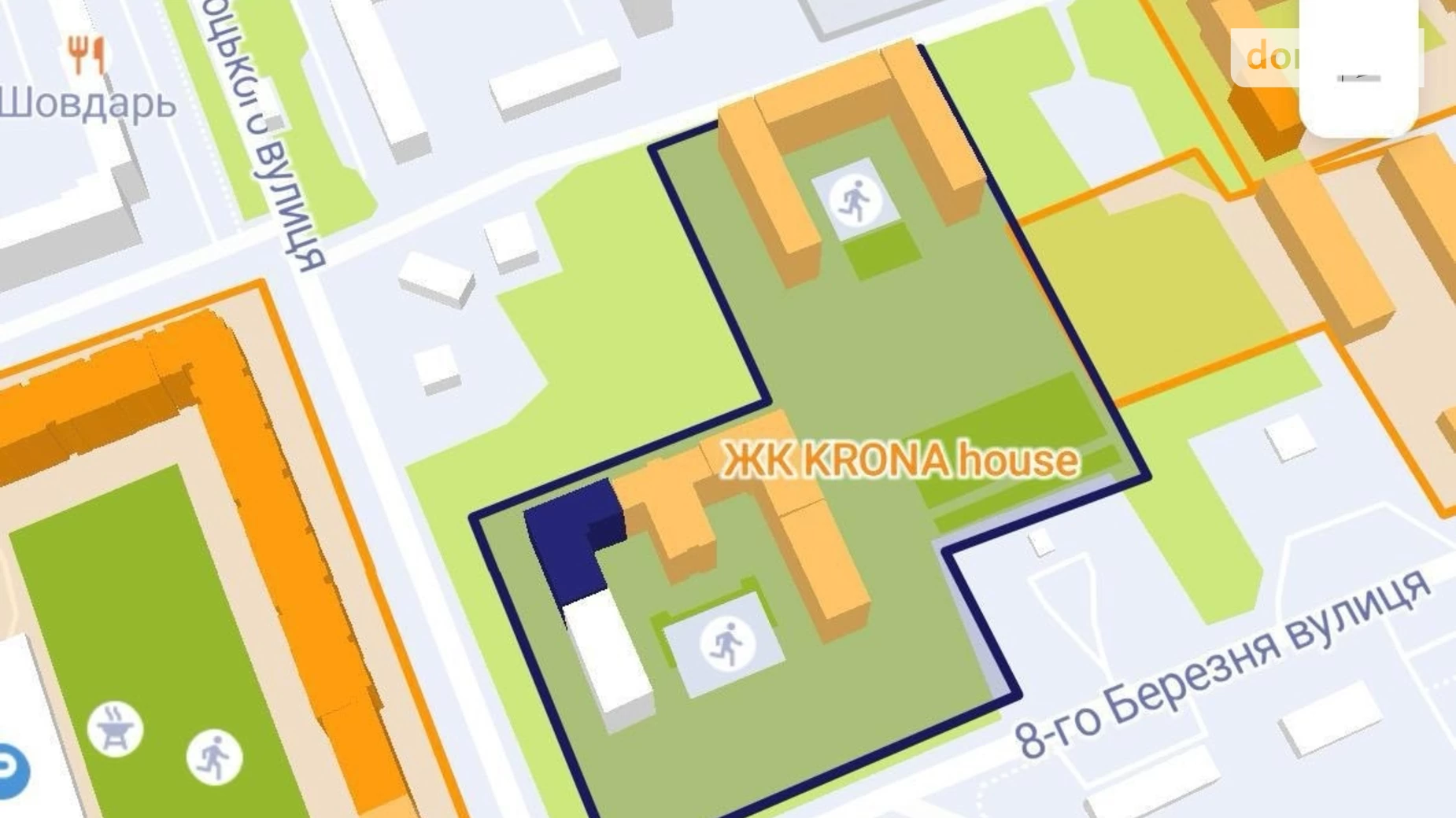 Продается 2-комнатная квартира 77.17 кв. м в Ужгороде, ул. Богомольца, 29 - фото 6