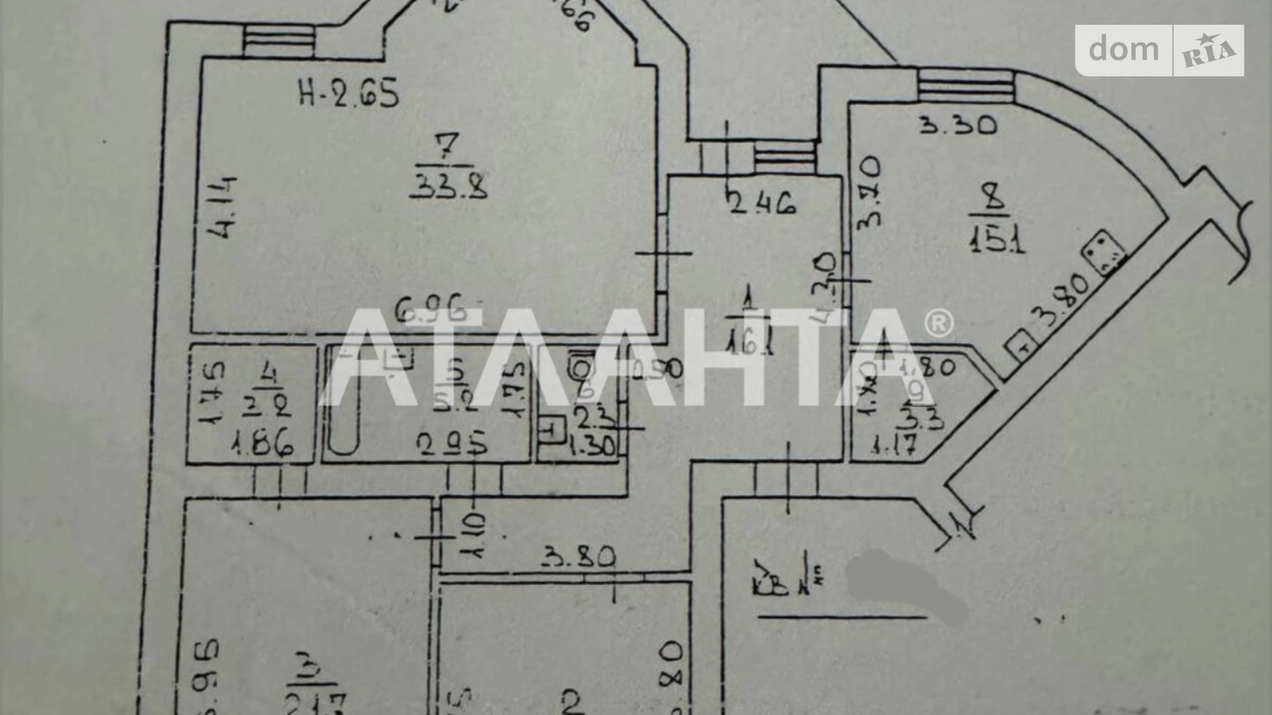 Продається 3-кімнатна квартира 124 кв. м у Одесі, вул. Педагогічна, 17 - фото 2