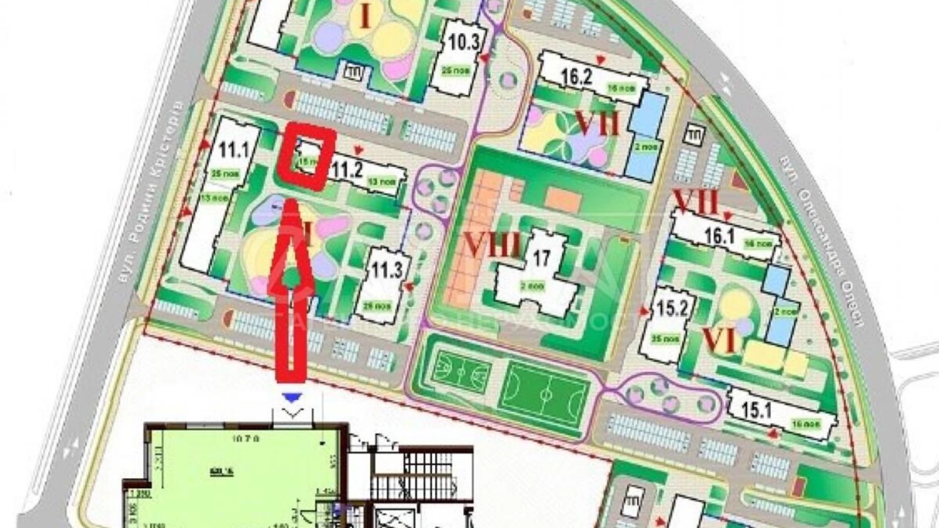 Продается помещения свободного назначения 207 кв. м в 15-этажном здании, цена: 489500 $ - фото 3