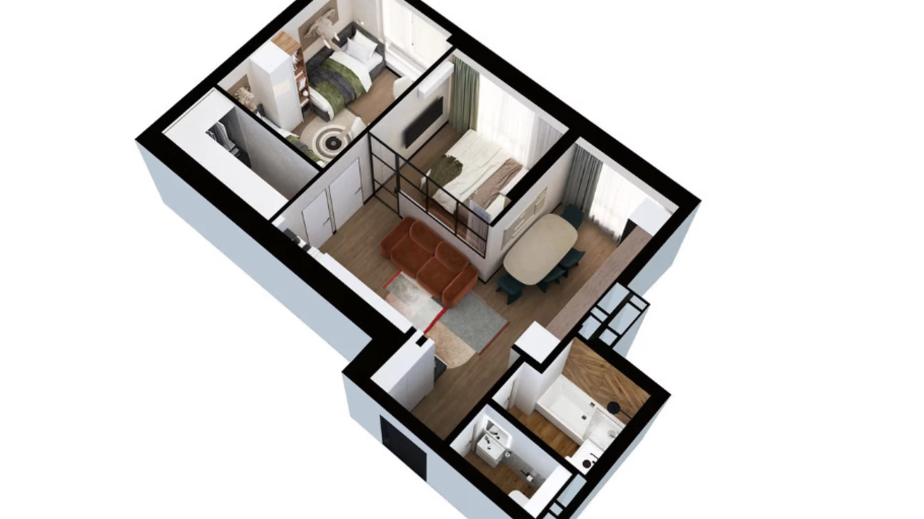 Продается 2-комнатная квартира 54 кв. м в Киеве, ул. Ивана Кочерги, 17Б - фото 4