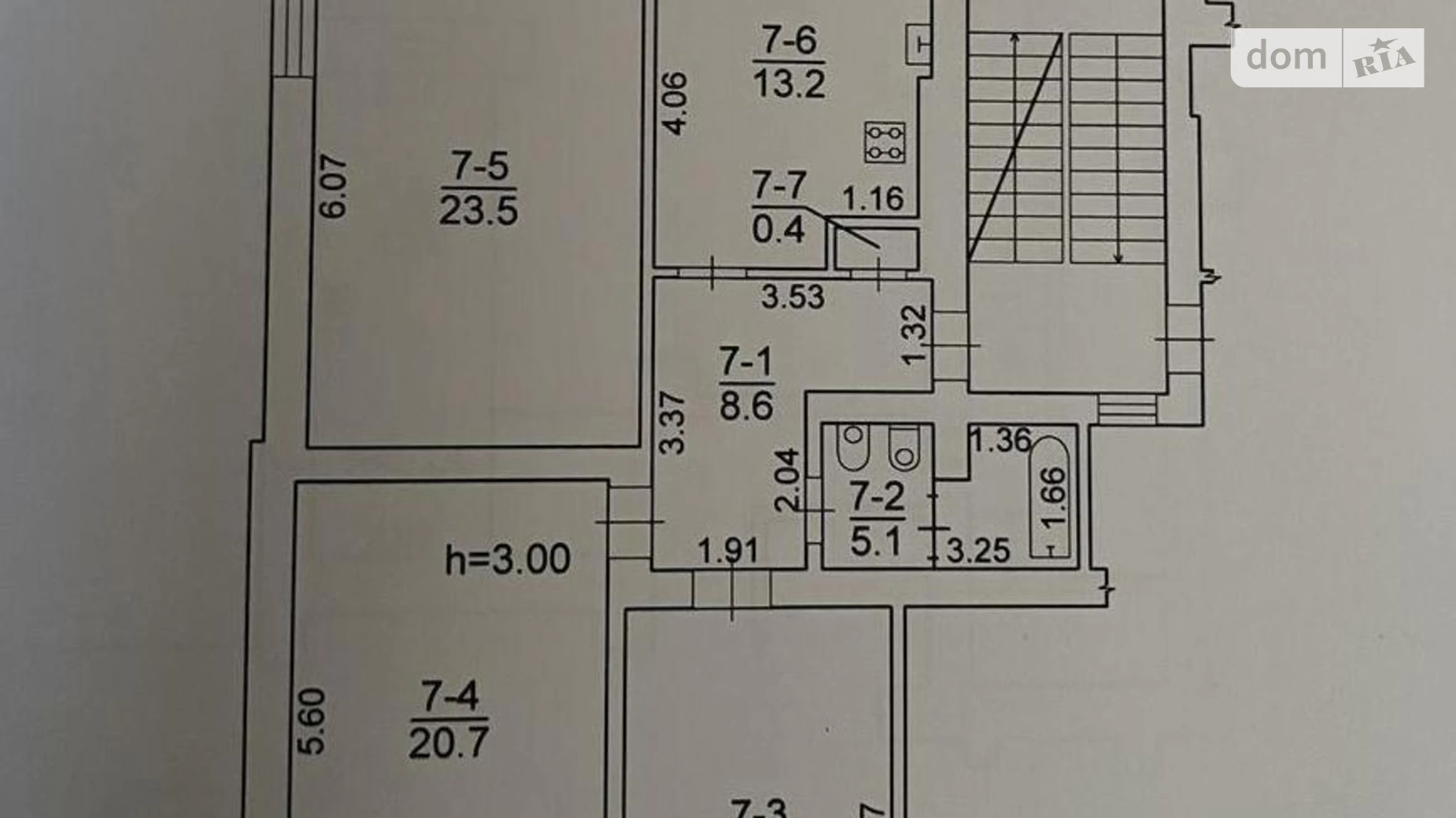 Продается 3-комнатная квартира 92 кв. м в Львове, вул. Захариевича, 2 - фото 3