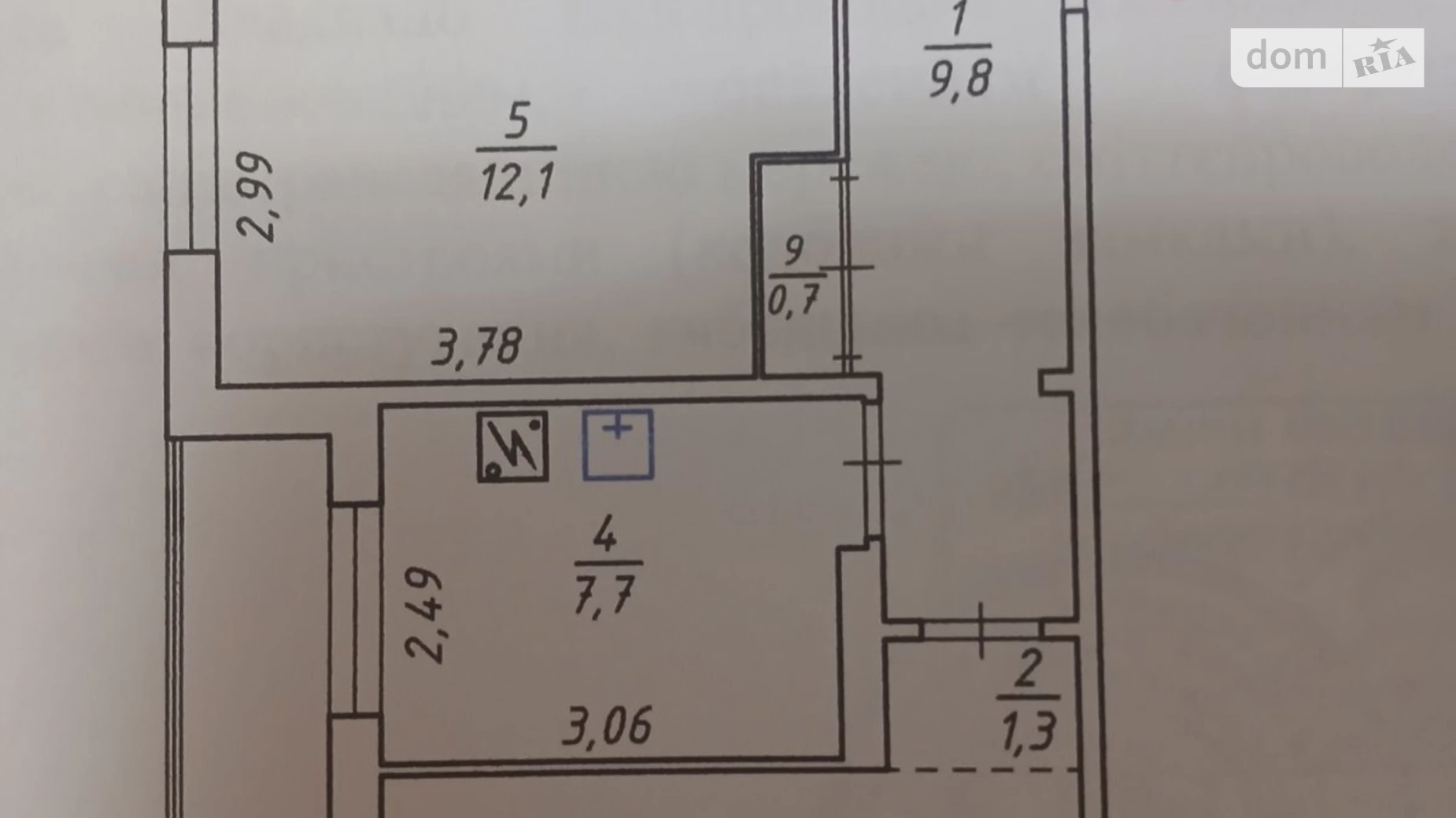 Продается 3-комнатная квартира 61.7 кв. м в Варашу, мкр. Строителей - фото 5