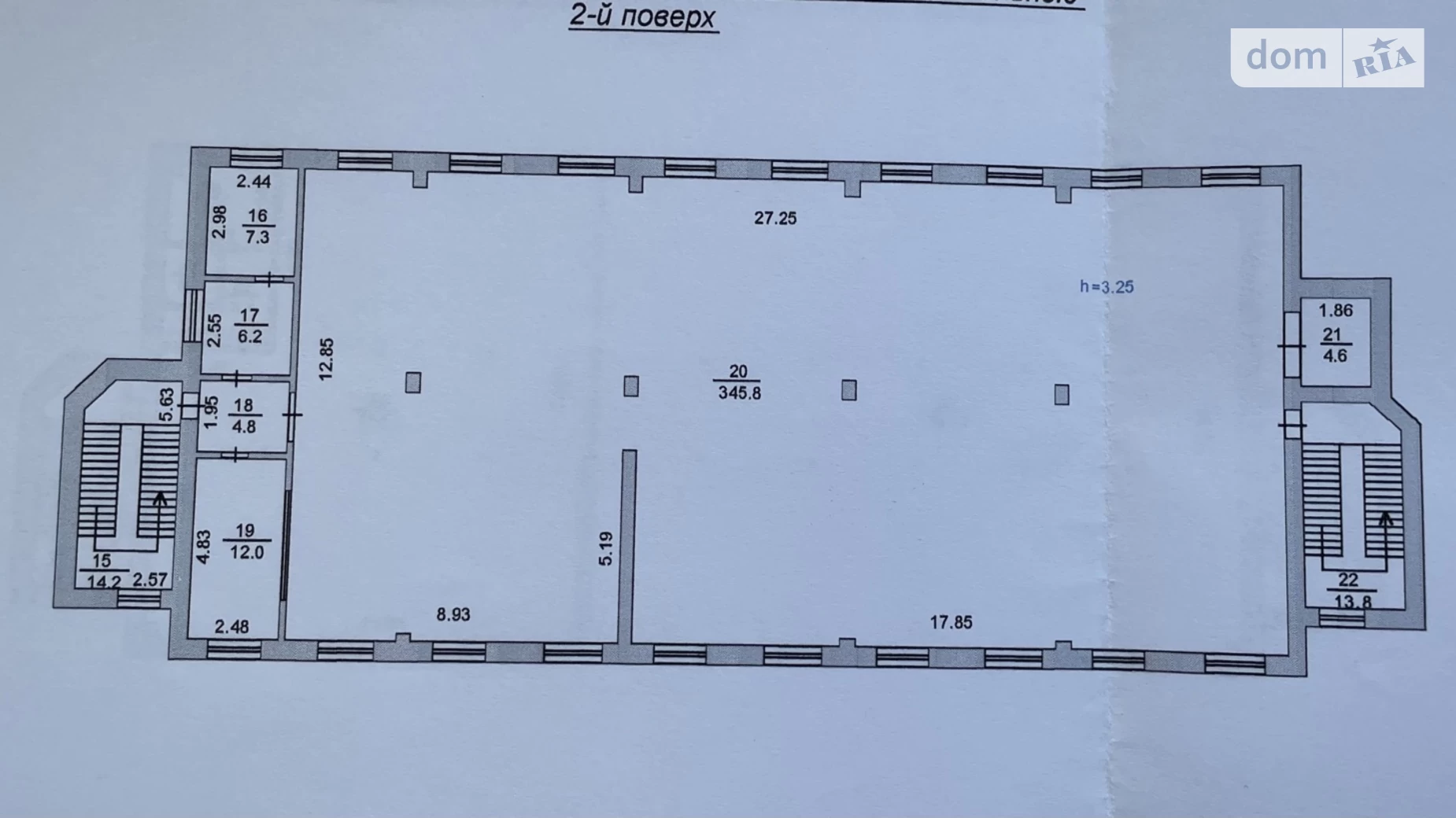 Здається в оренду приміщення вільного призначення 380 кв. м в 3-поверховій будівлі, цена: 41800 грн - фото 3