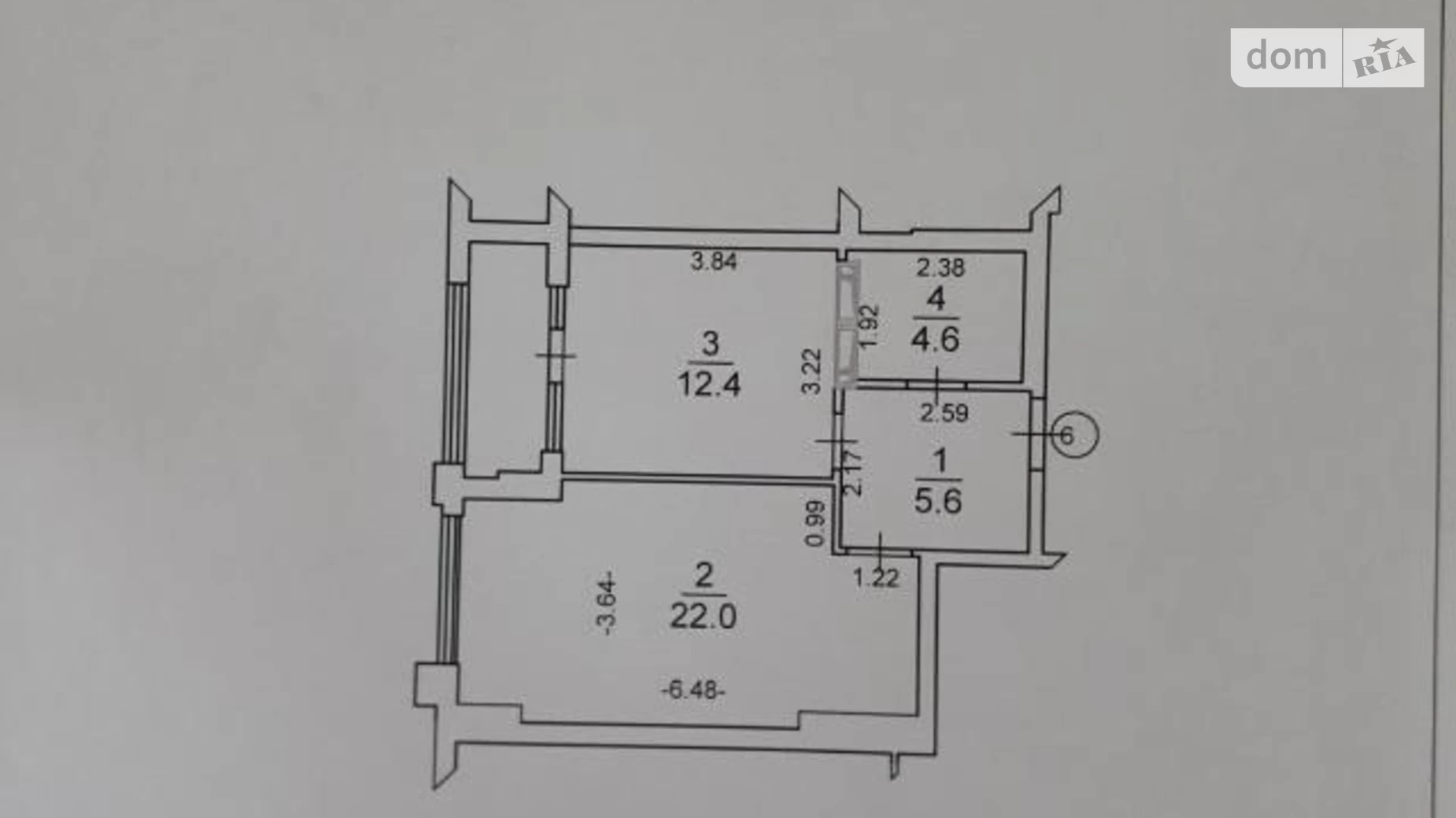 Продається 1-кімнатна квартира 45 кв. м у Білій Церкві, вул. Шевченка, 103А - фото 2