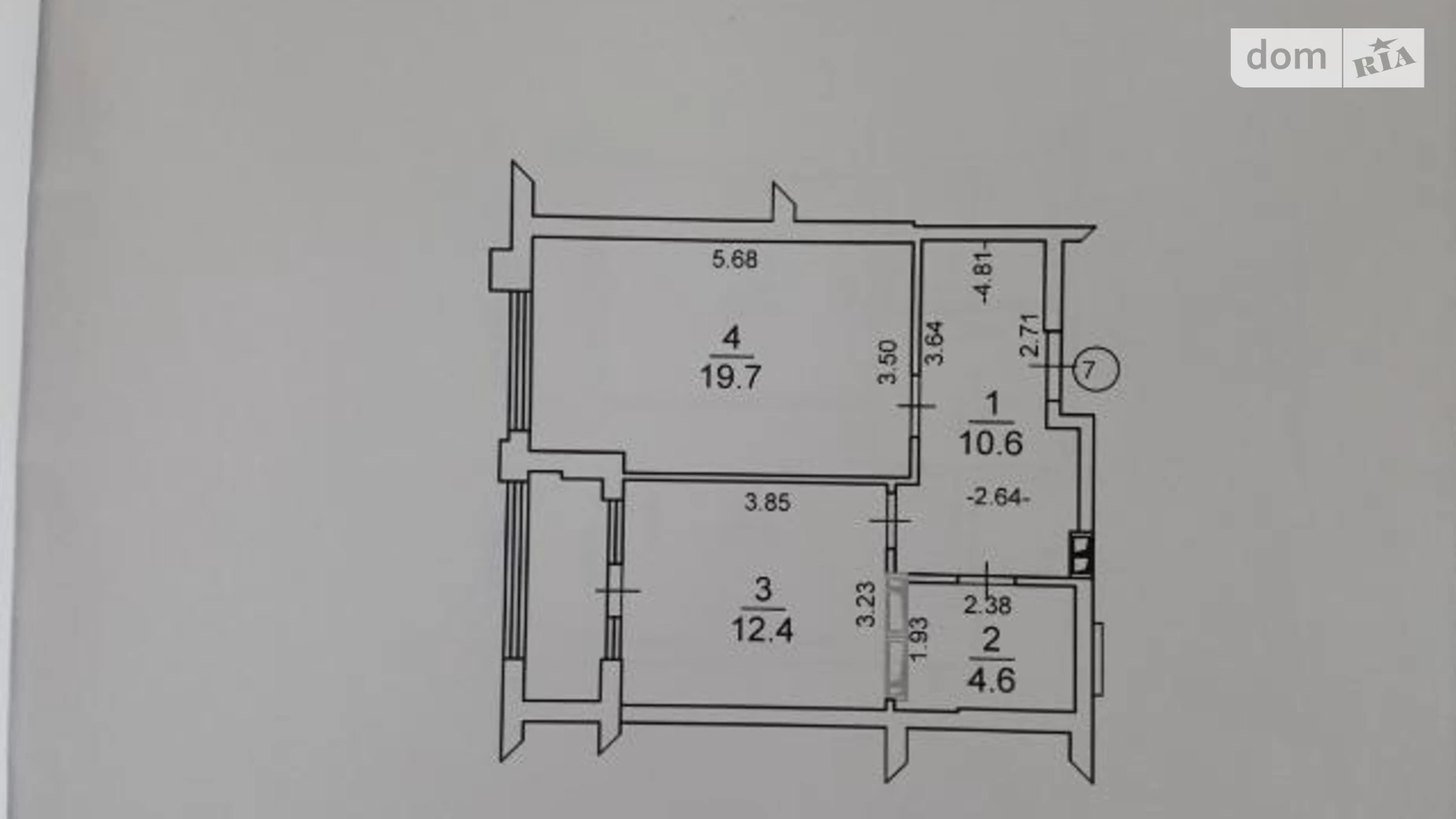 Продається 1-кімнатна квартира 45 кв. м у Білій Церкві, вул. Шевченка, 103А - фото 5