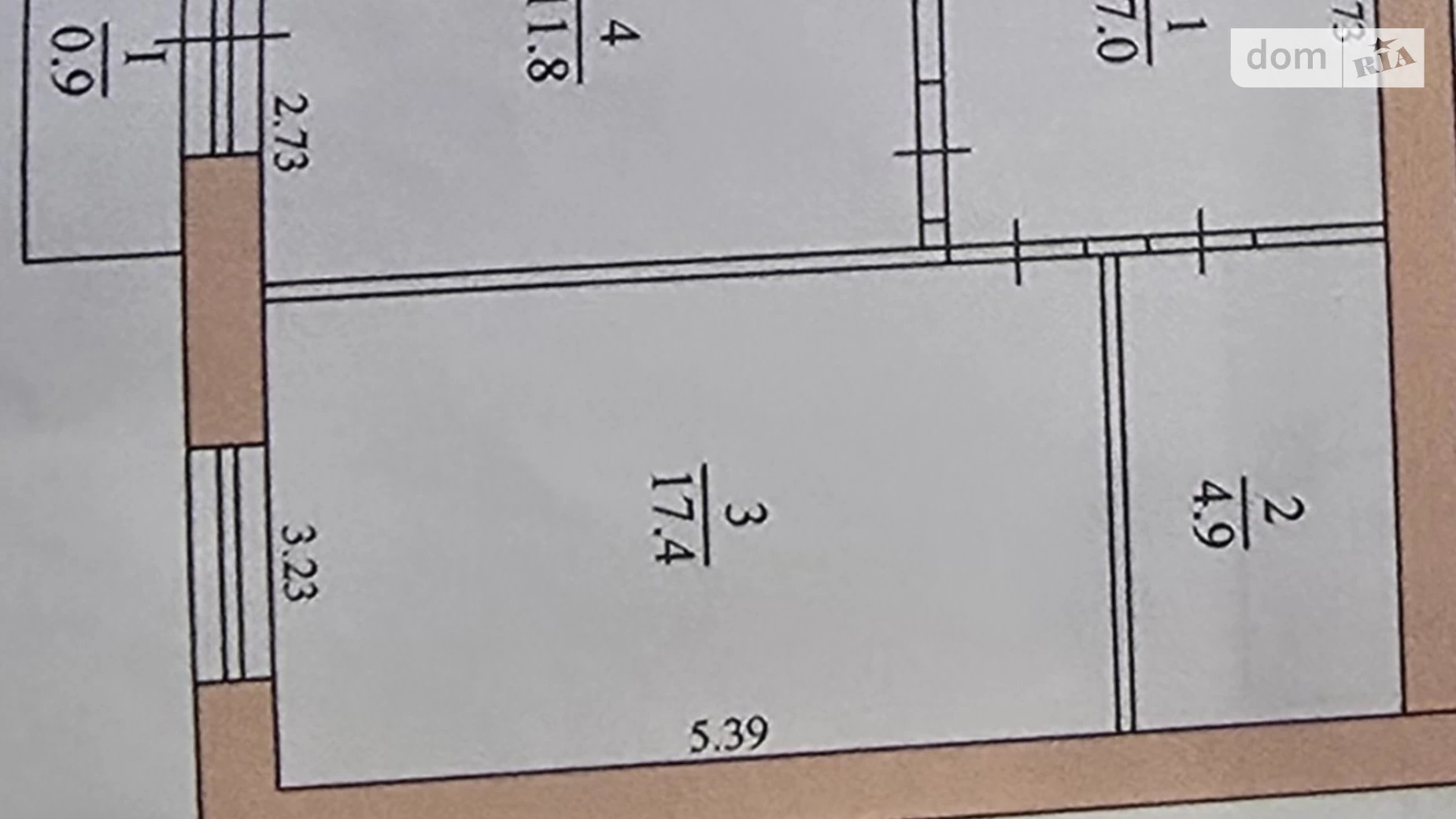 1-комнатная квартира 42 кв. м в Тернополе, цена: 34000 $ - фото 3