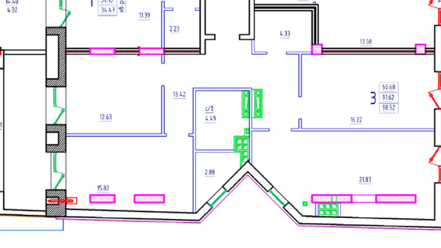 Продается 3-комнатная квартира 95.9 кв. м в Одессе, ул. Гимназическая, 13 - фото 2