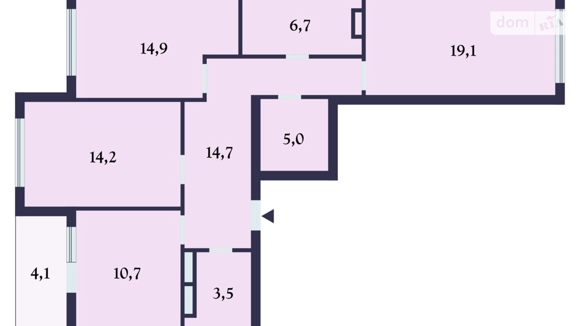 Продается 3-комнатная квартира 93 кв. м в Киеве, ул. Тираспольская, 52 - фото 2