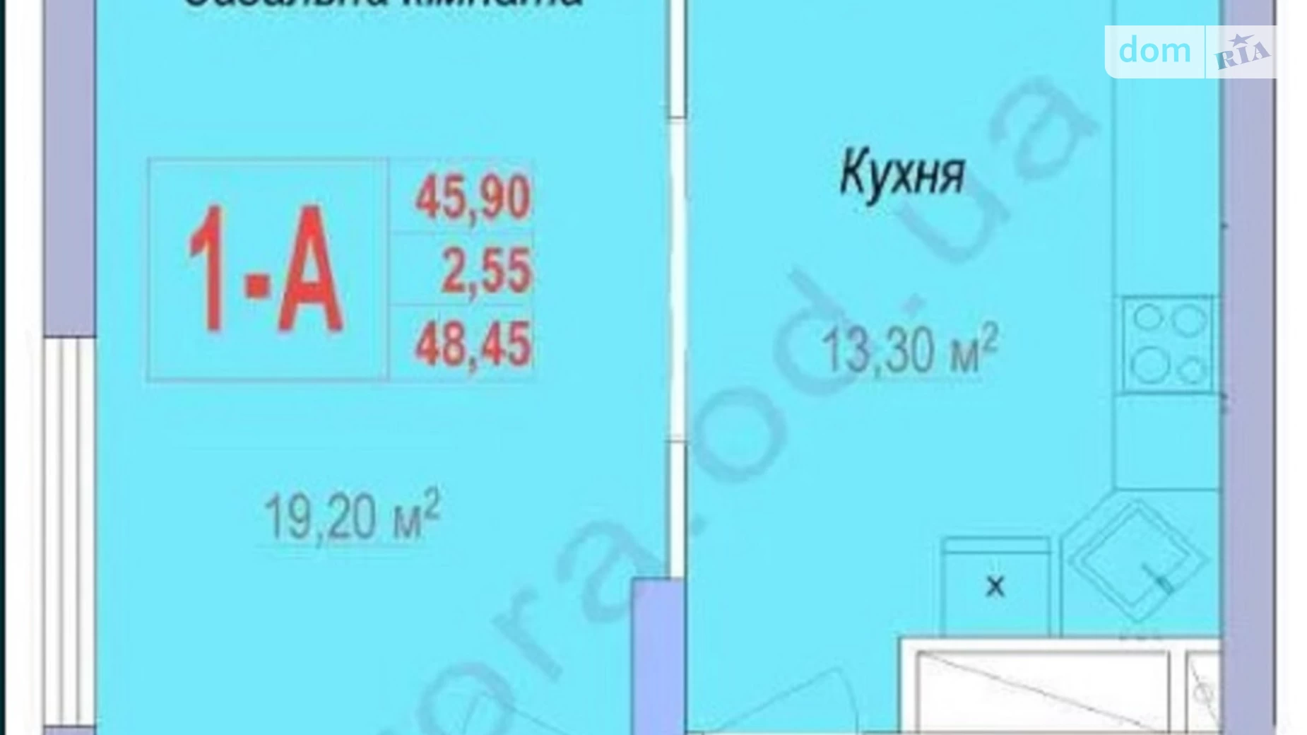 Продается 1-комнатная квартира 48 кв. м в Одессе, ул. Героев Крут - фото 3