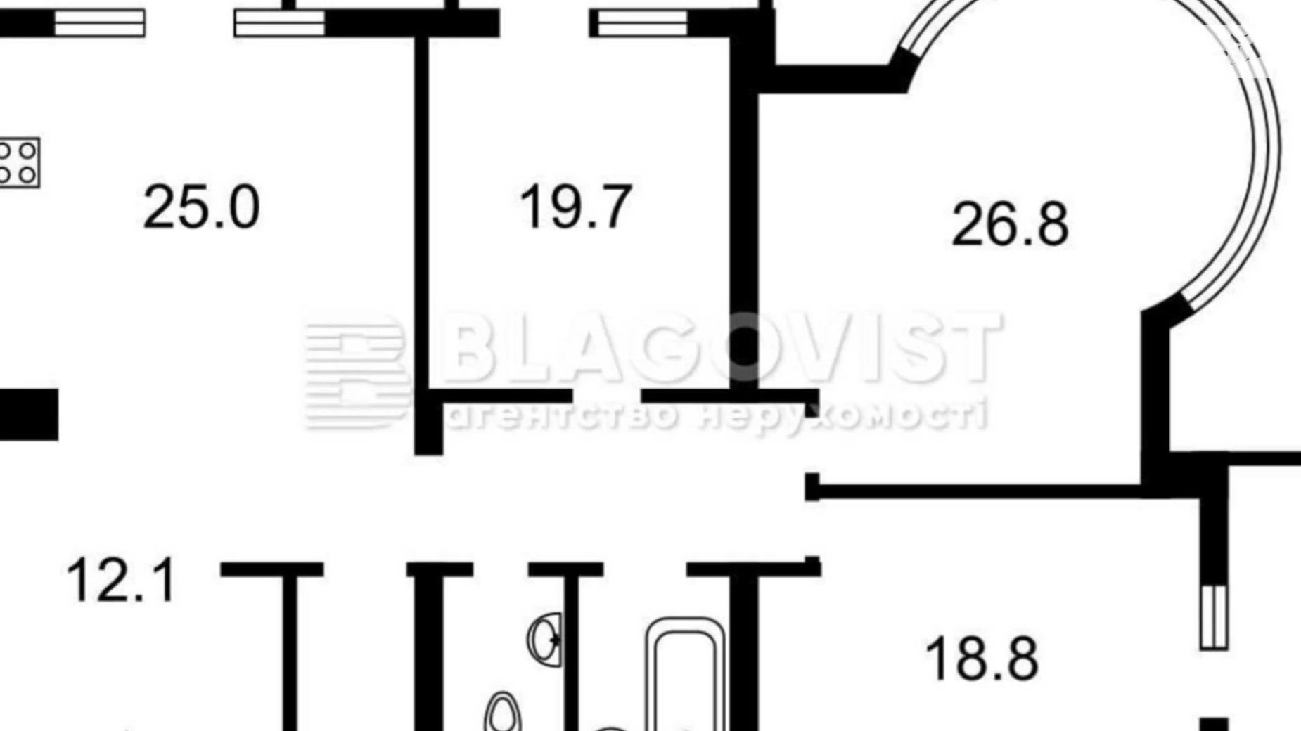 Продается 3-комнатная квартира 145 кв. м в Киеве, ул. Антоновича(Горького), 140 - фото 2