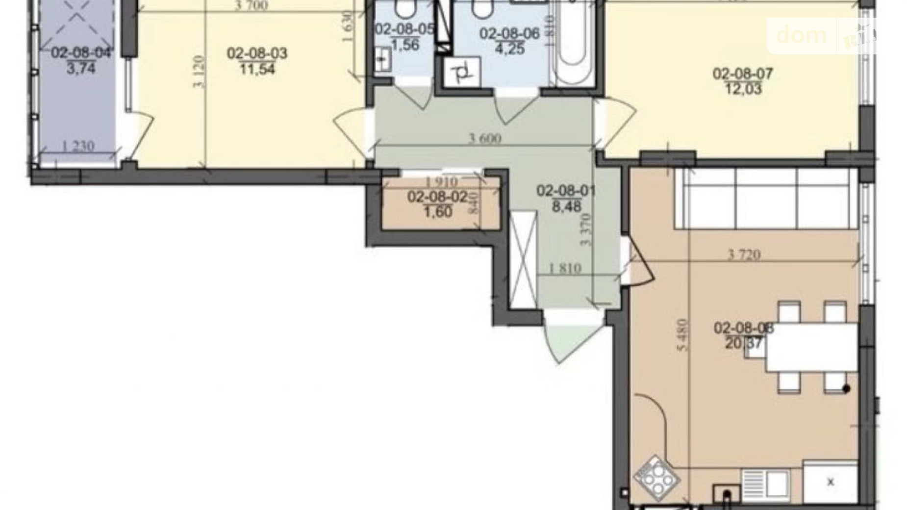 Продается 2-комнатная квартира 63 кв. м в Львове, ул. Трускавецкая - фото 5