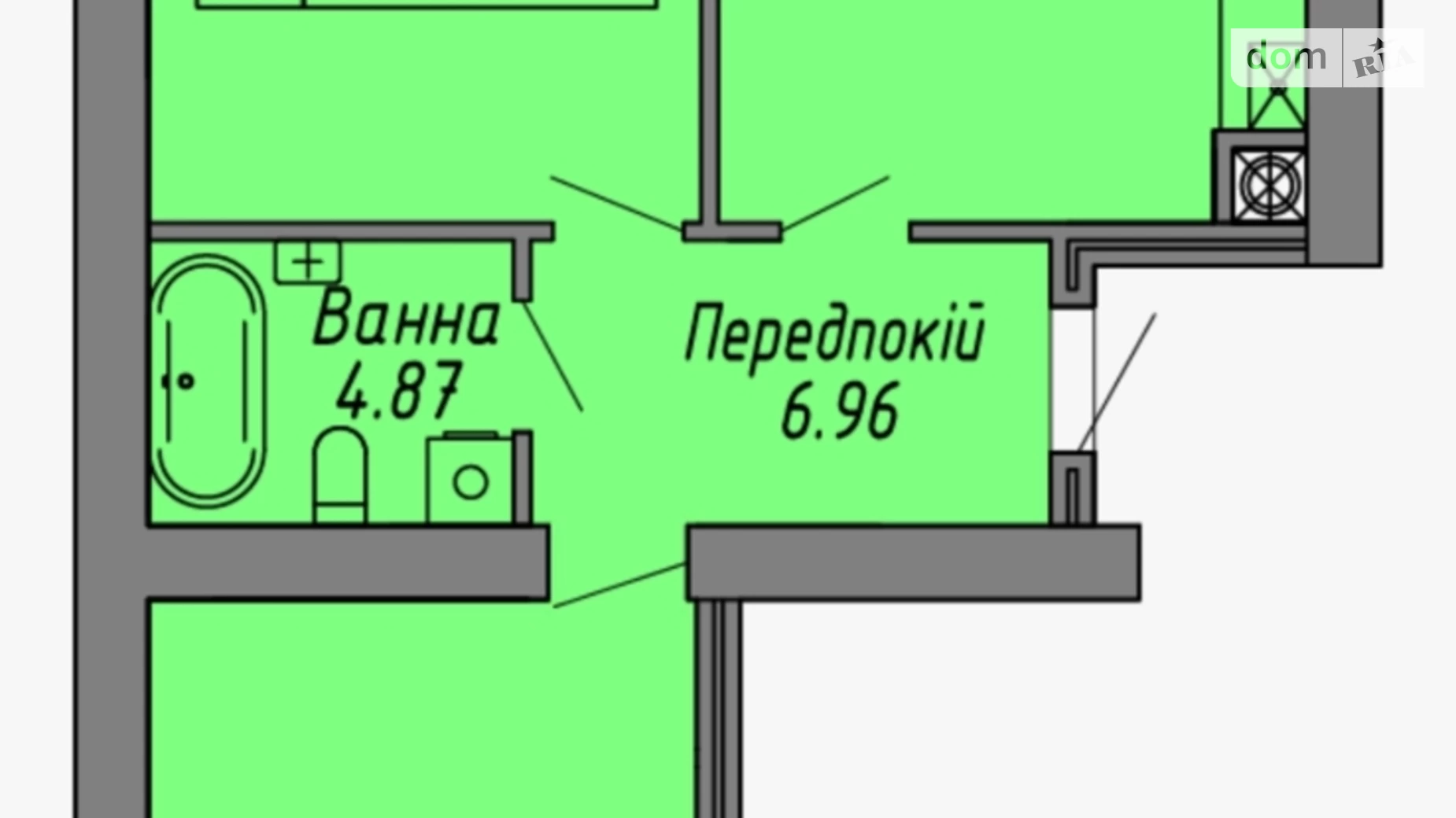 Продается 2-комнатная квартира 73.15 кв. м в Ивано-Франковске, ул. Бандеры Степана - фото 2