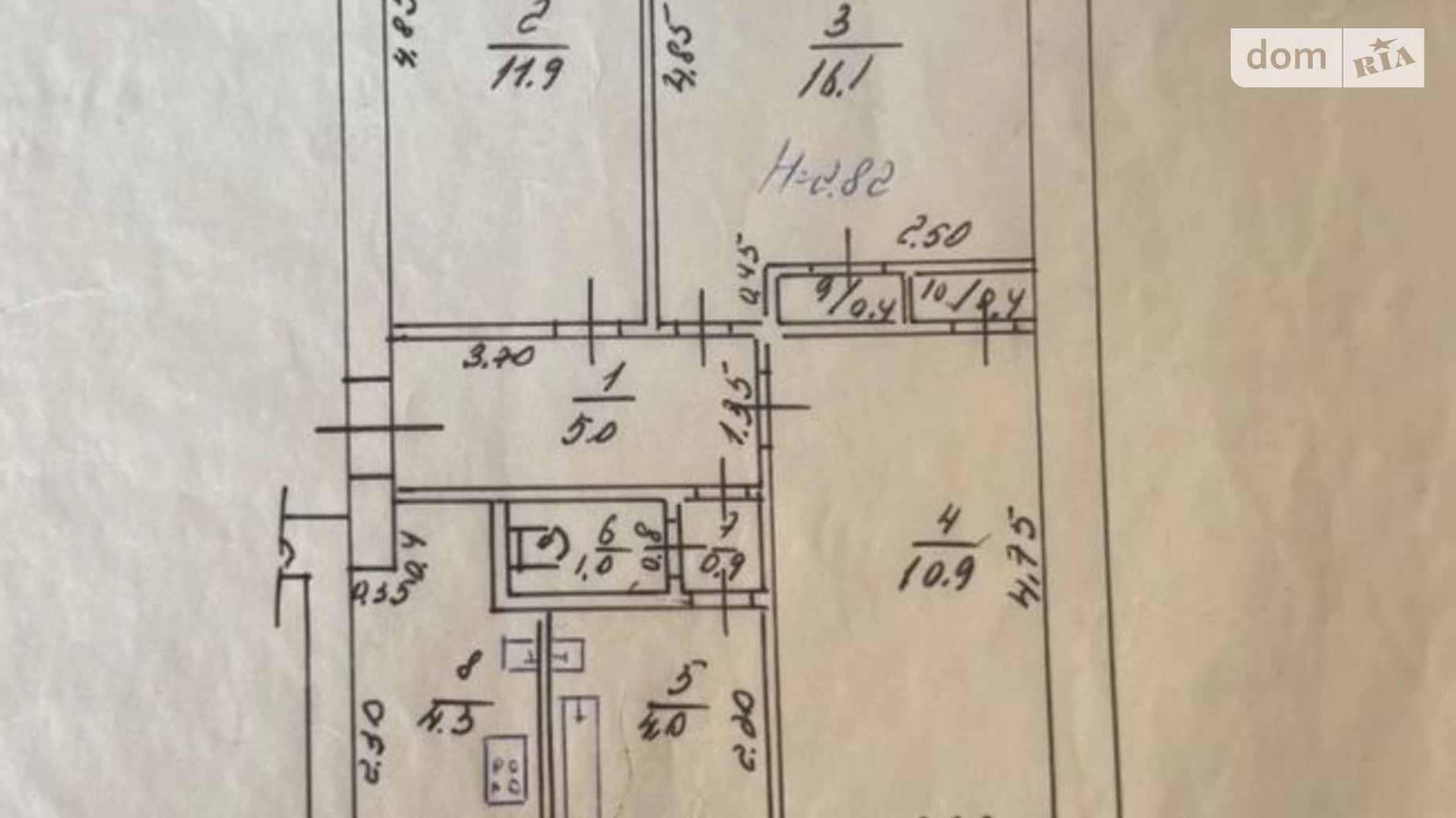 Продается 3-комнатная квартира 54.9 кв. м в Харькове, ул. Сергея Тархова, 6 - фото 2