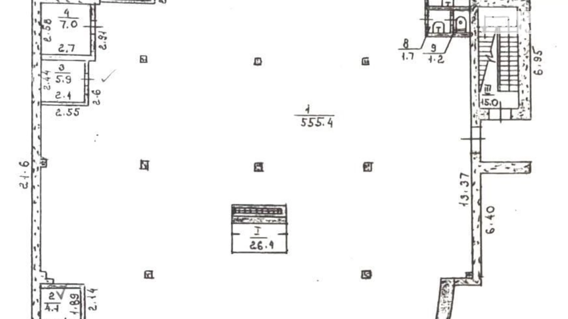 Сдается в аренду помещения свободного назначения 2106 кв. м в 3-этажном здании, цена: 631800 грн - фото 3