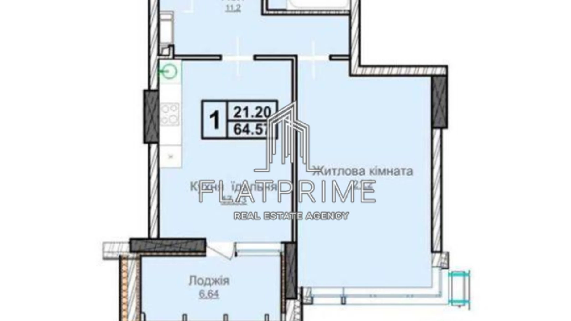 Продається 1-кімнатна квартира 62 кв. м у Києві, вул. Андрія Верхогляда(Драгомирова), 7 - фото 3