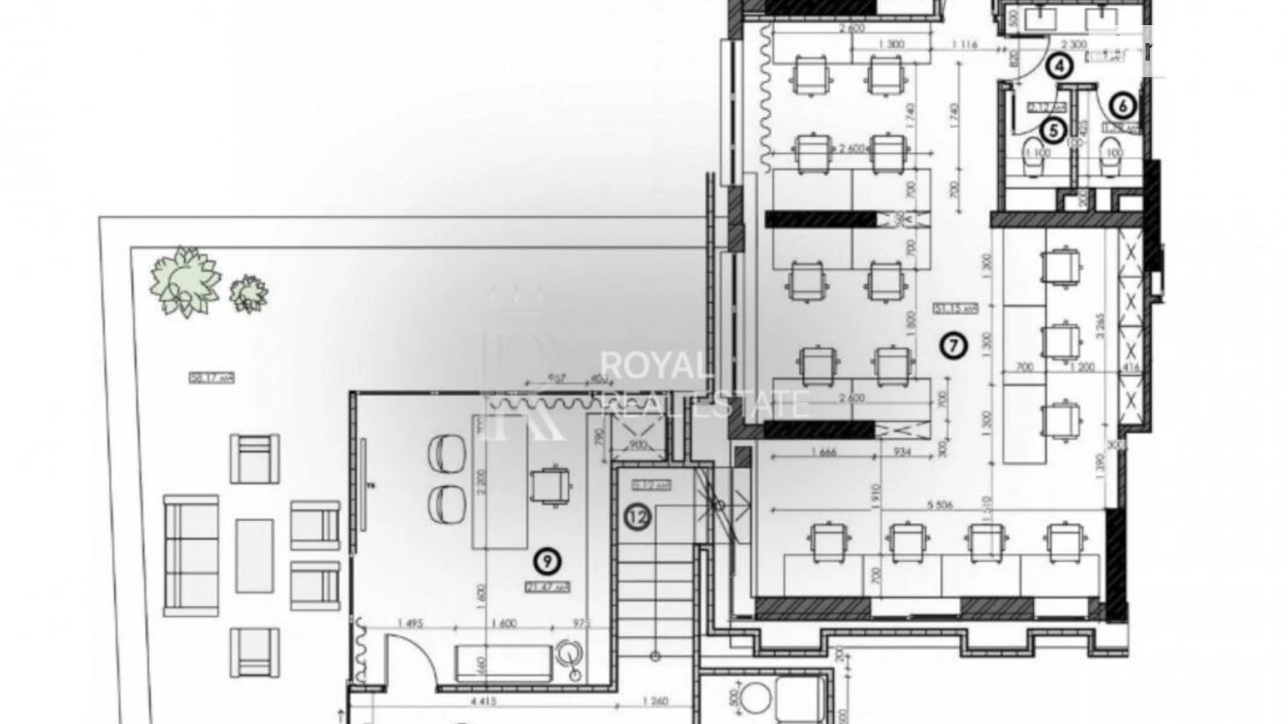 Сдается в аренду офис 174 кв. м в бизнес-центре, цена: 7500 $ - фото 2