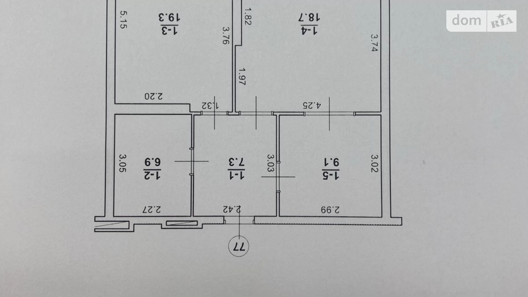 Продається 1-кімнатна квартира 61.3 кв. м у, цена: 40000 $ - фото 5