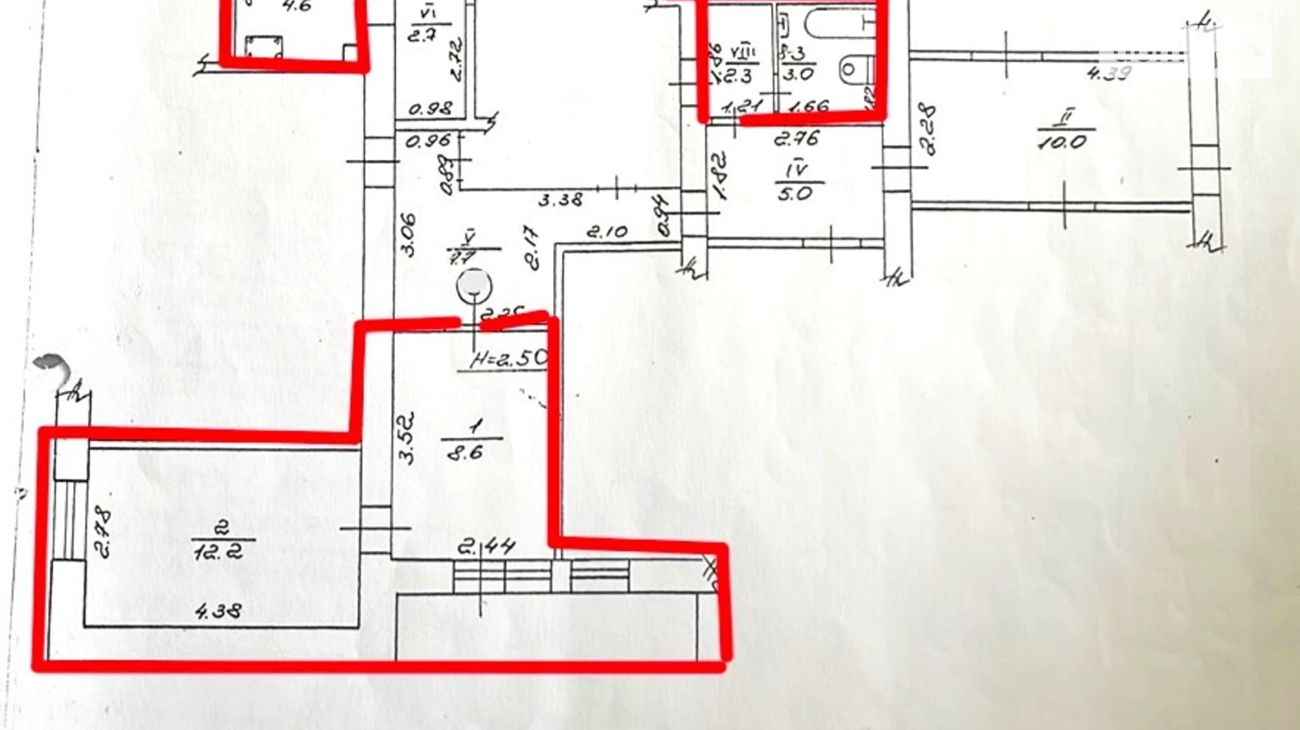 Продается 2-комнатная квартира 37.8 кв. м в, цена: 15000 $ - фото 2