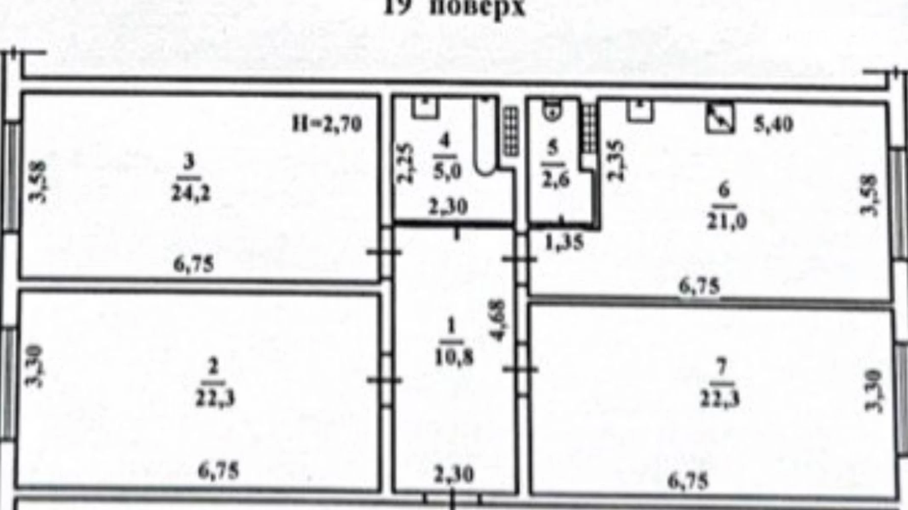 Продается 3-комнатная квартира 108 кв. м в Одессе, ул. Марсельская, 56 - фото 3