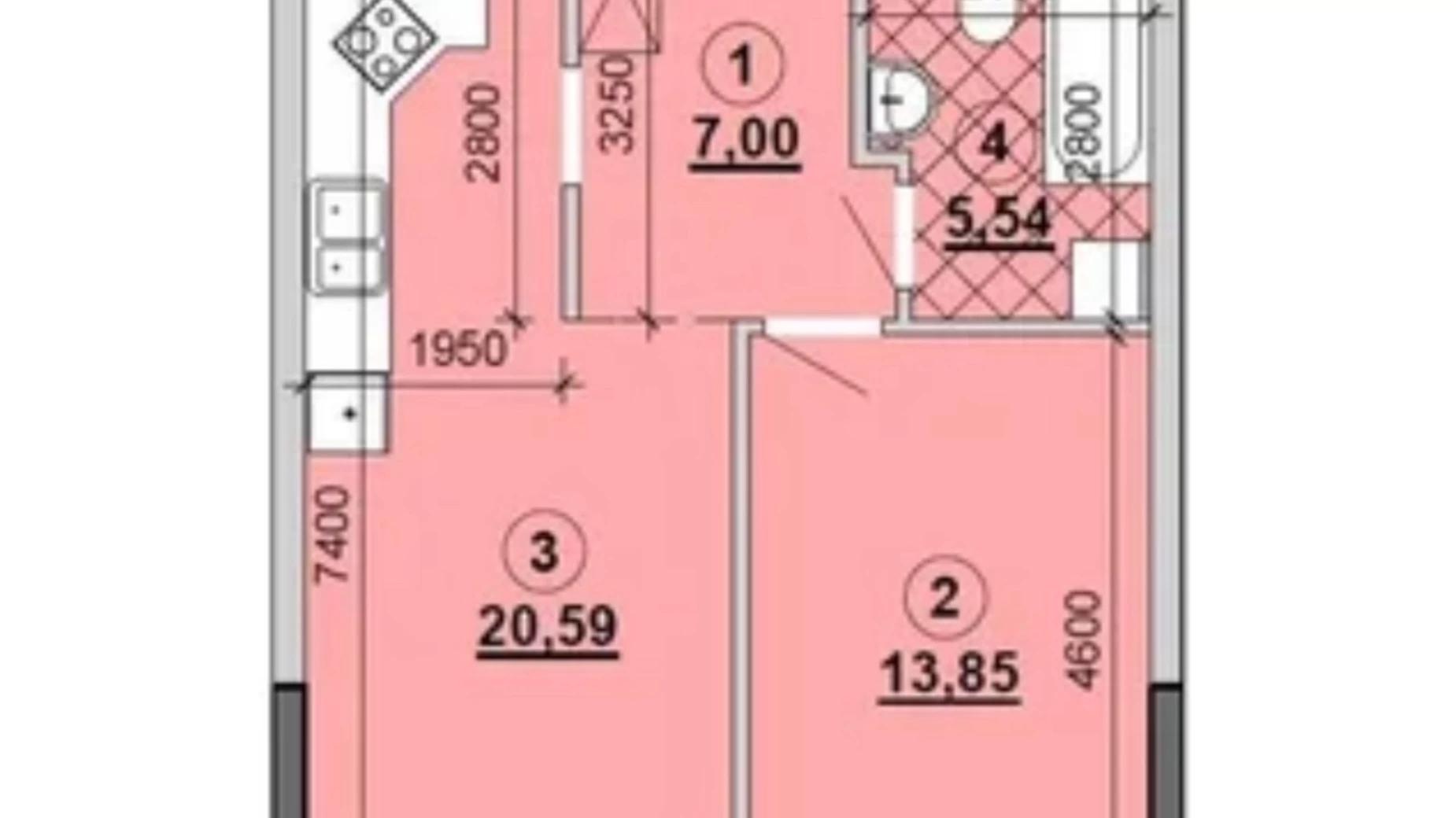 Продается 1-комнатная квартира 48 кв. м в Киеве, наб. Днепровская, 15Є - фото 2