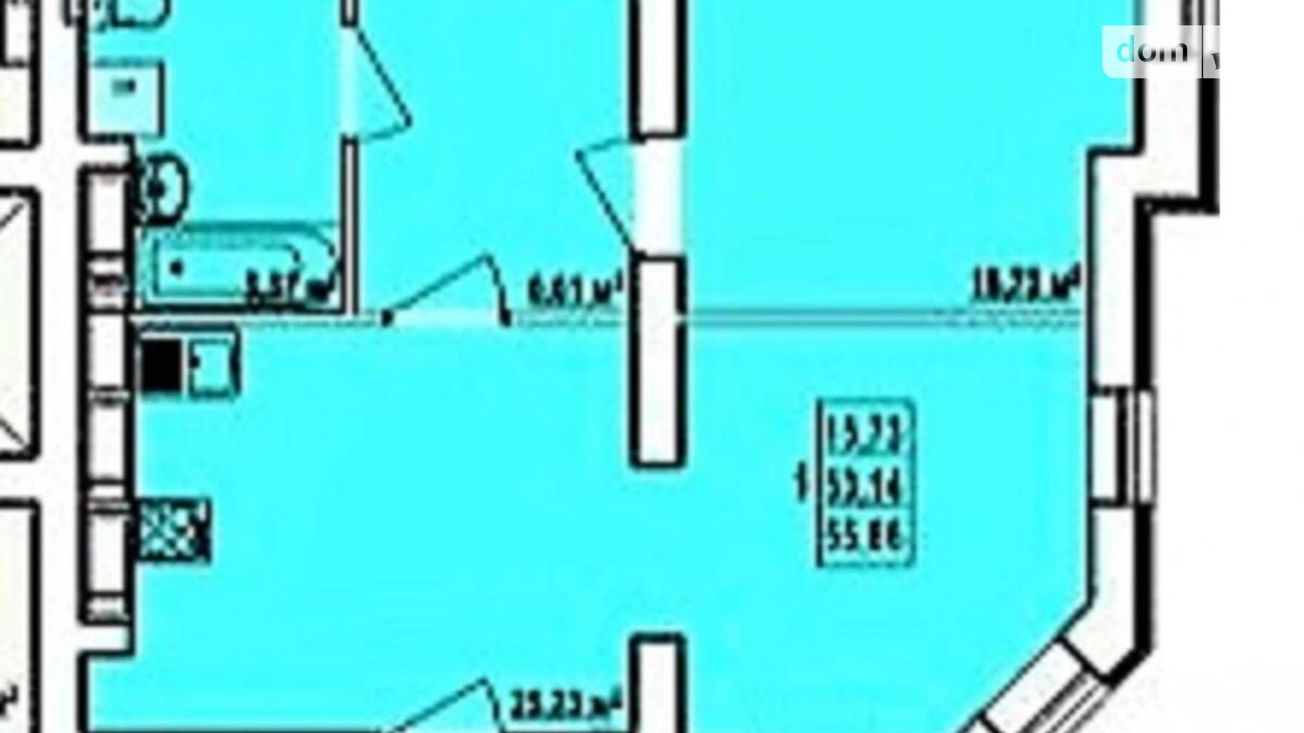 Продается 1-комнатная квартира 56 кв. м в Харькове, ул. Заливная, 7 - фото 4