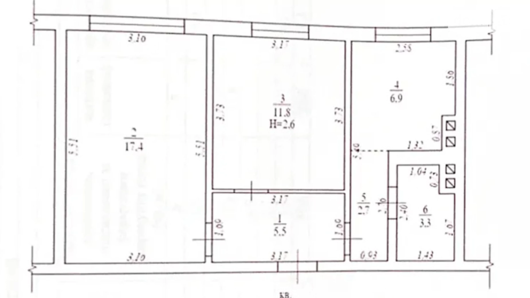 Продається 2-кімнатна квартира 48 кв. м у Одесі, цена: 36000 $ - фото 4