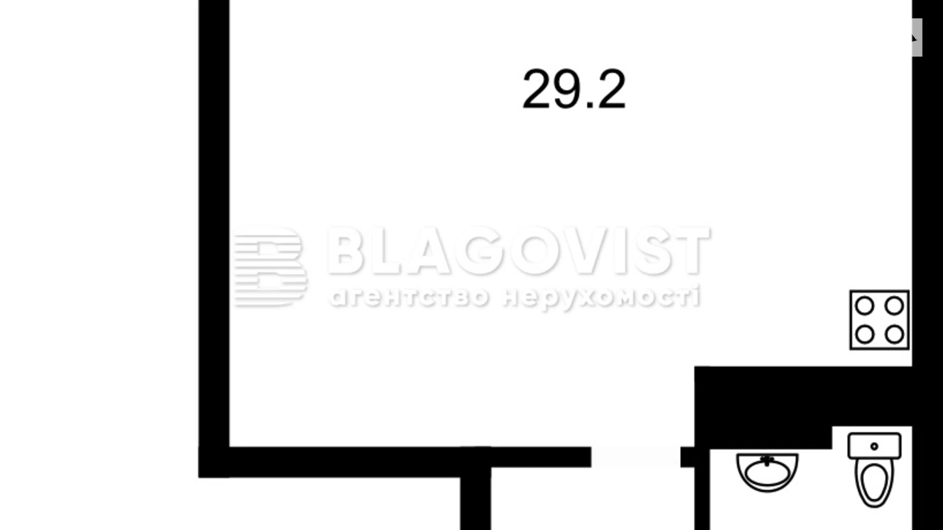 Продається 1-кімнатна квартира 41 кв. м у Києві, вул. Ростиславська(Маршала Рибалка), 5Б - фото 3