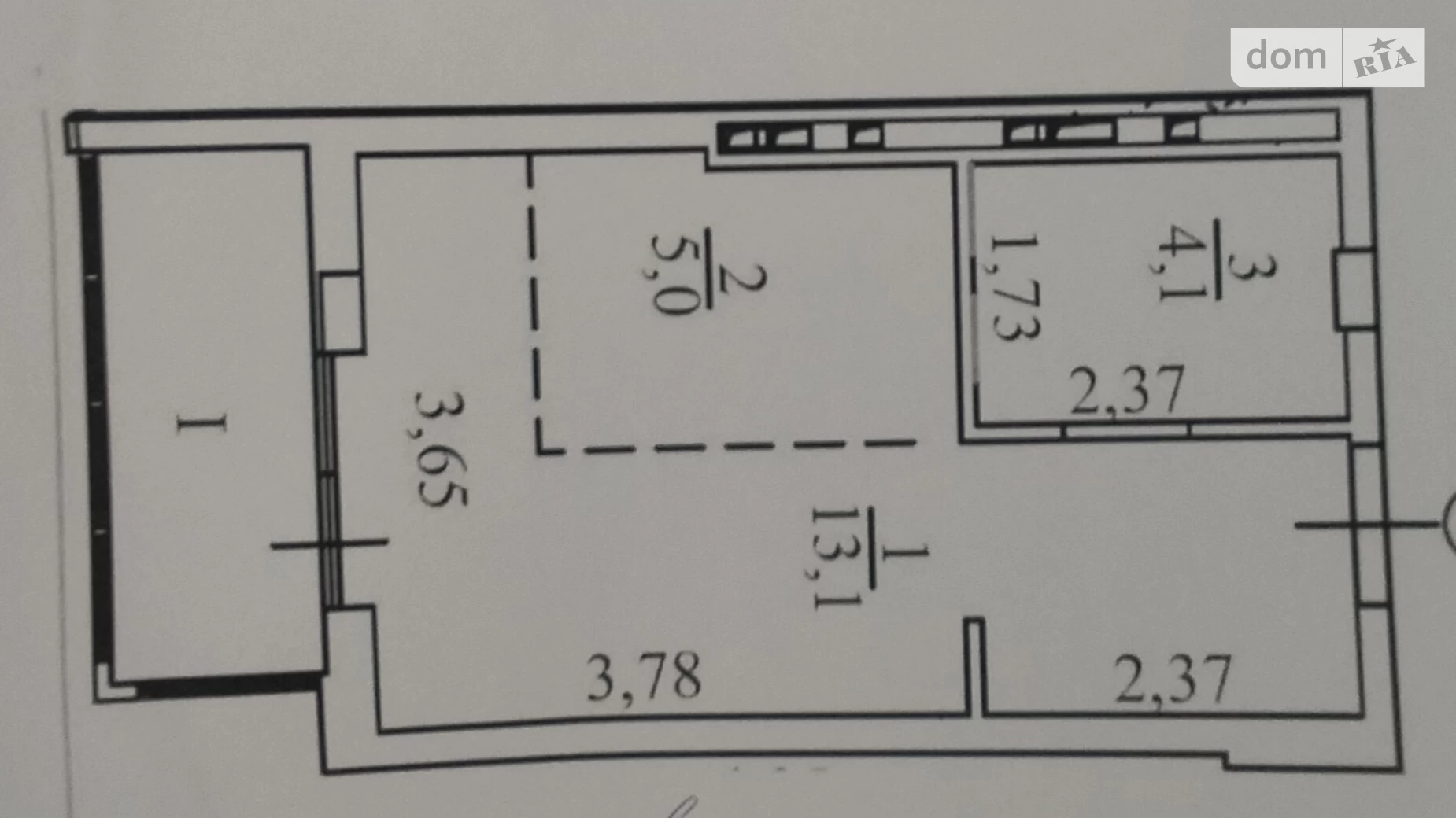 Продается 1-комнатная квартира 26 кв. м в Одессе, ул. Слободская, 56/1 - фото 4