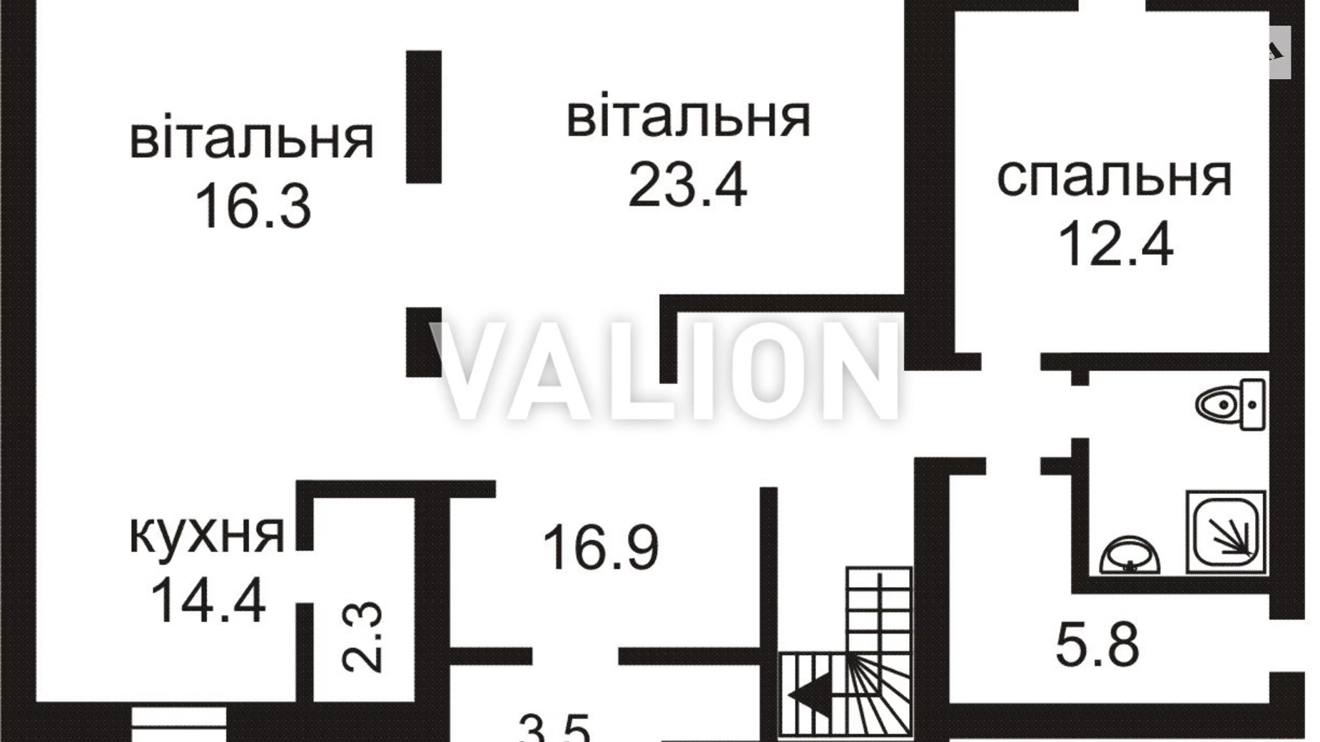 Продается дом на 2 этажа 189 кв. м с камином, цена: 230000 $ - фото 5