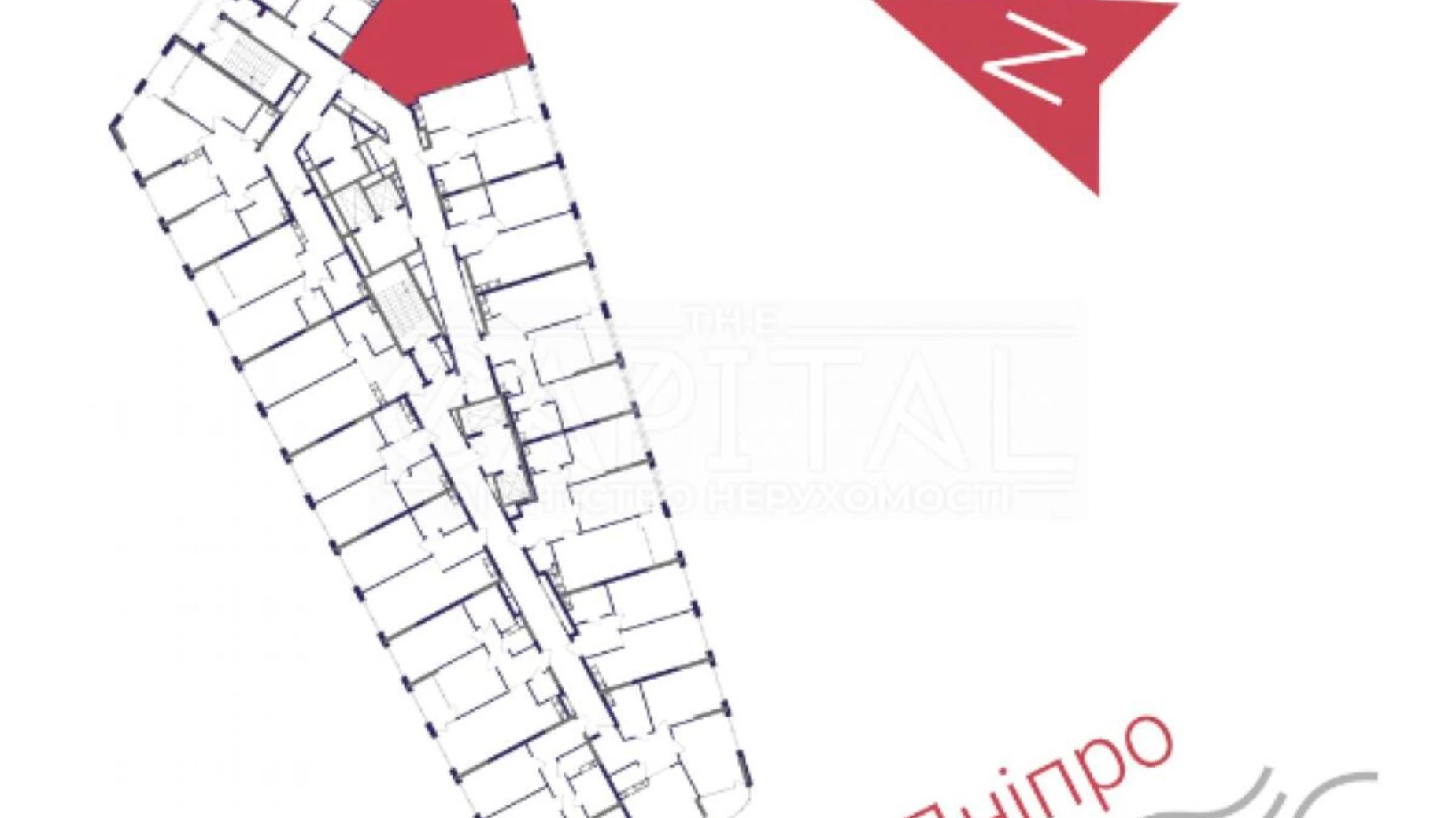 Продается 2-комнатная квартира 74 кв. м в Киеве, наб. Днепровская - фото 3