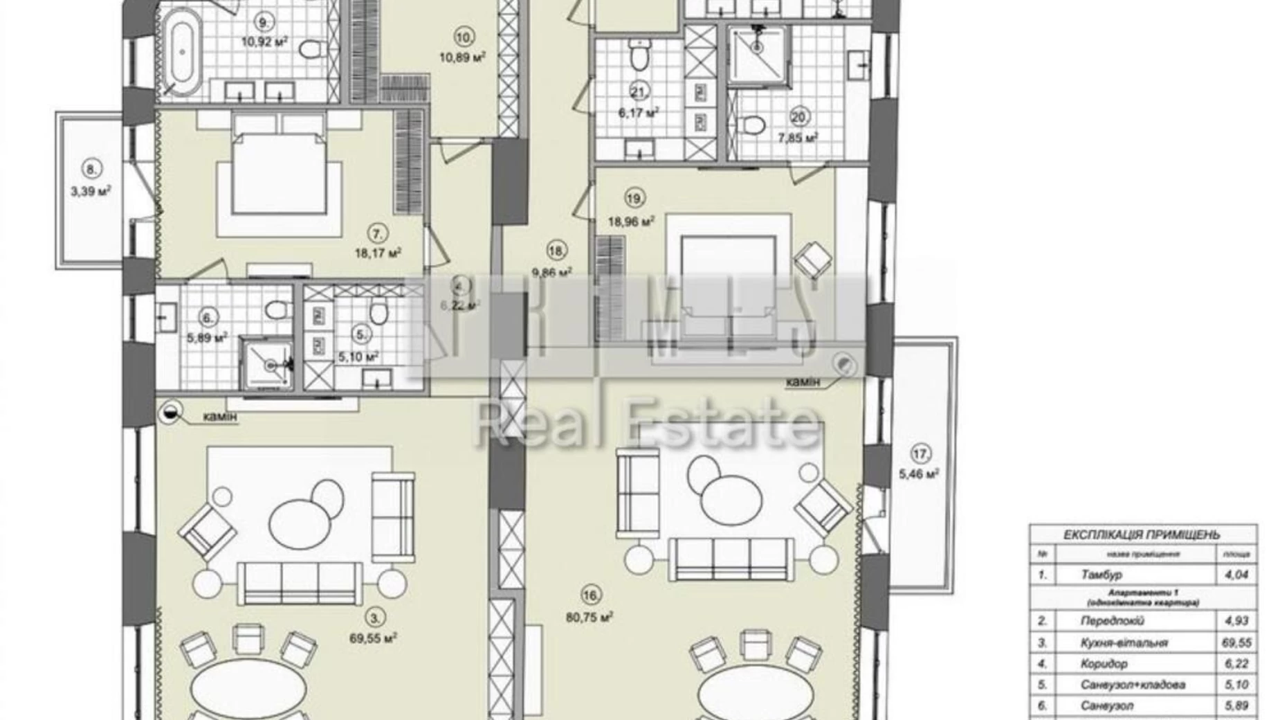 Продается 3-комнатная квартира 185.6 кв. м в Киеве, цена: 425000 $ - фото 4