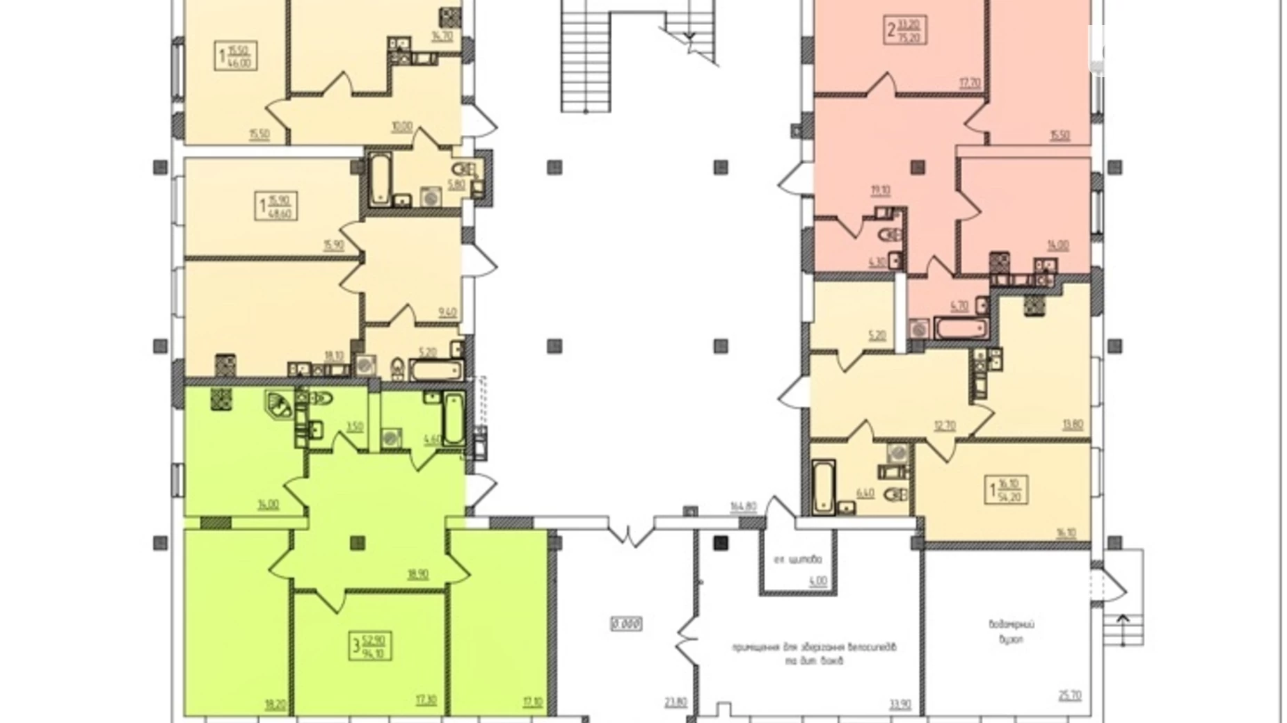 Продается 1-комнатная квартира 46 кв. м в Черновцах, ул. Надречная - фото 5