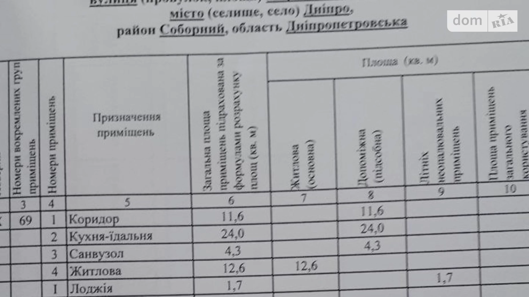 Продается 2-комнатная квартира 54.2 кв. м в Днепре, ул. Різоля(Судца Маршала), 42/3 - фото 2