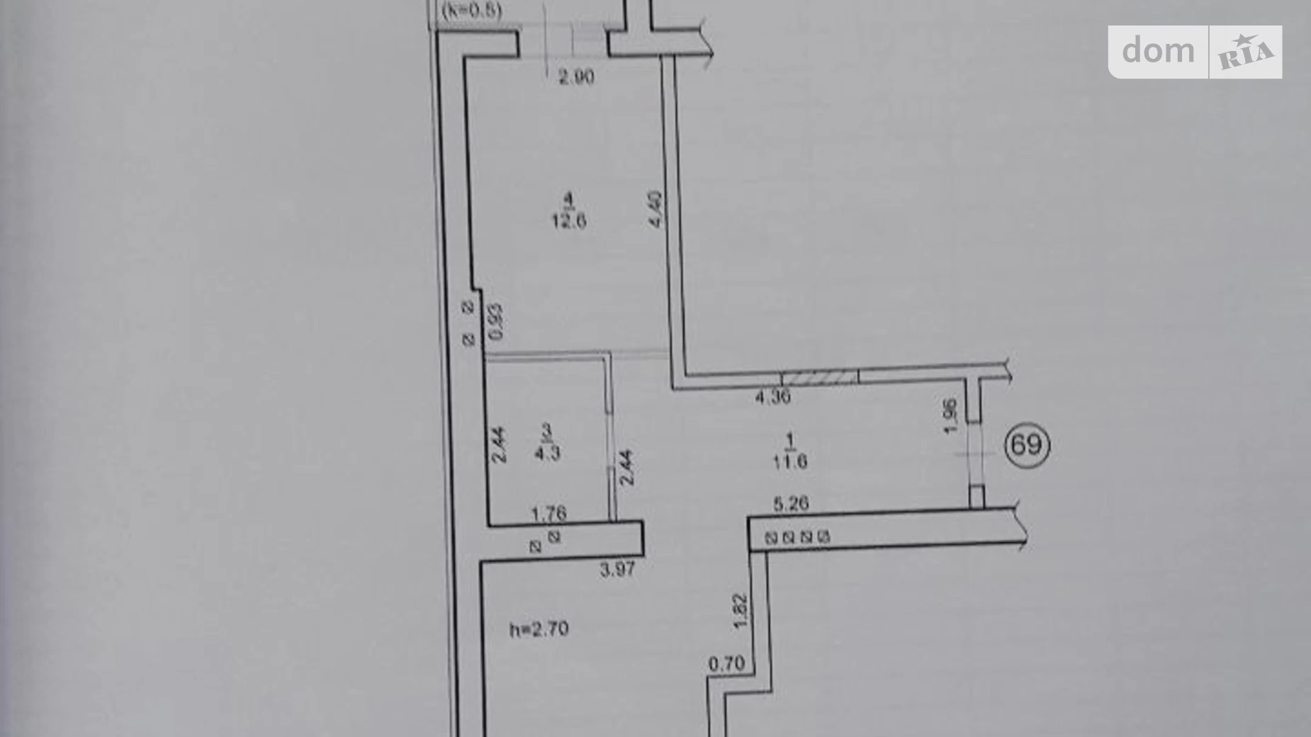 Продается 2-комнатная квартира 54.2 кв. м в Днепре, ул. Різоля(Судца Маршала), 42/3 - фото 3
