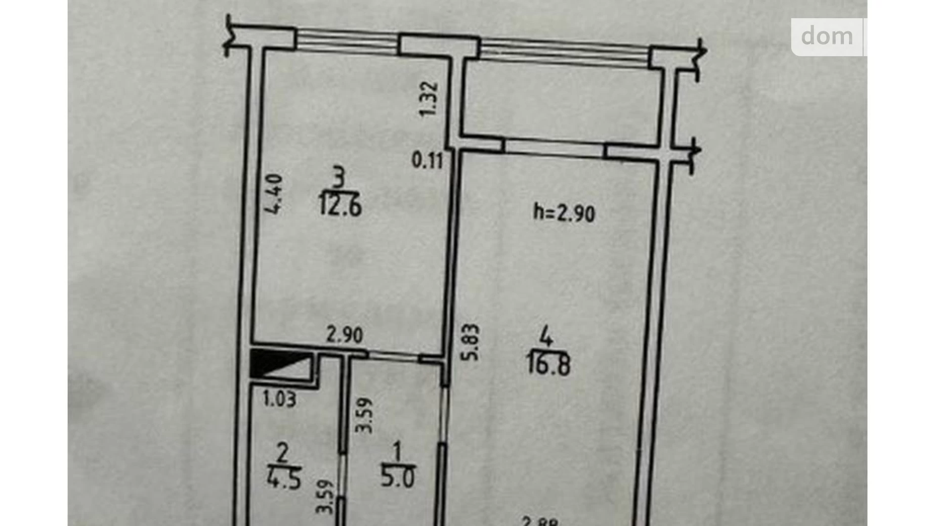 Продается 1-комнатная квартира 42.2 кв. м в Лиманке, цена: 58000 $ - фото 3
