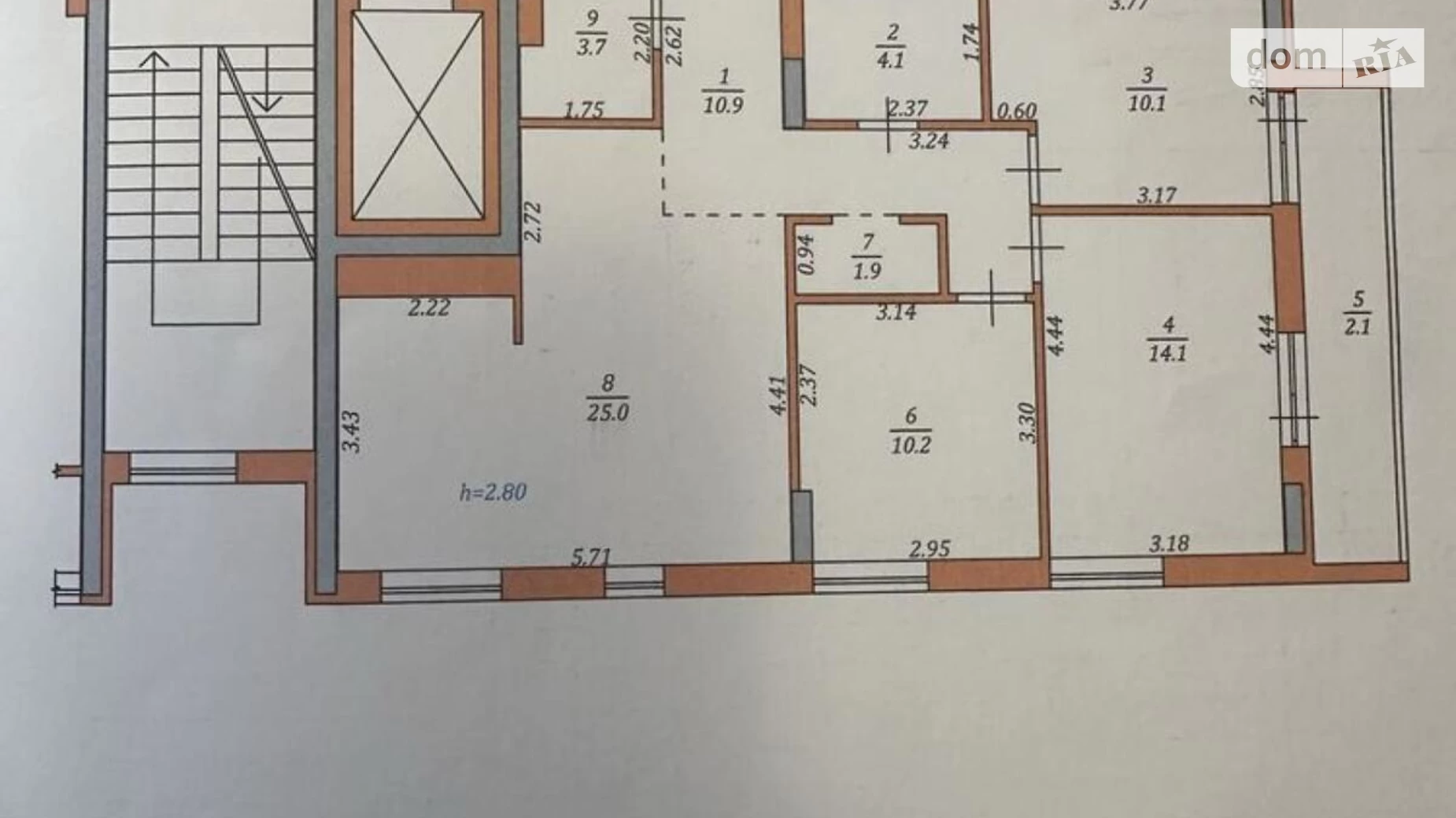 Продается 3-комнатная квартира 82 кв. м в Львове, ул. Топольная - фото 3