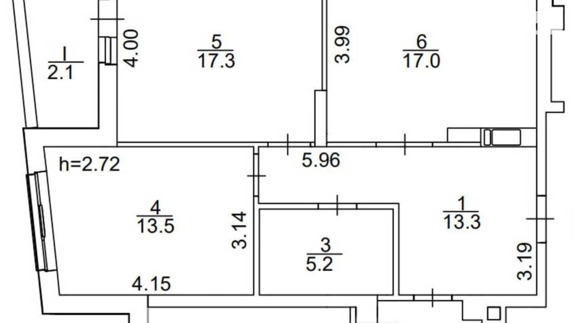 Продается 2-комнатная квартира 71.1 кв. м в Броварах, ул. Соборная, 21 - фото 3
